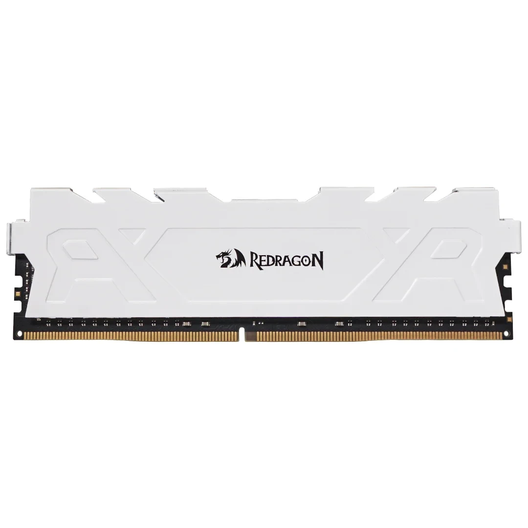 Memória DDR4 Redragon Rage Branco 3200MHZ/CL16 16GB