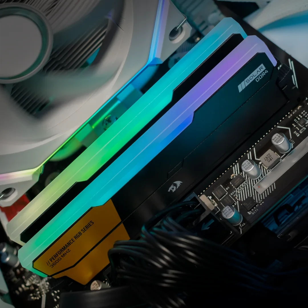 Memória DDR4 Redragon Solar 3600MHZ/CL18 16GB RGB