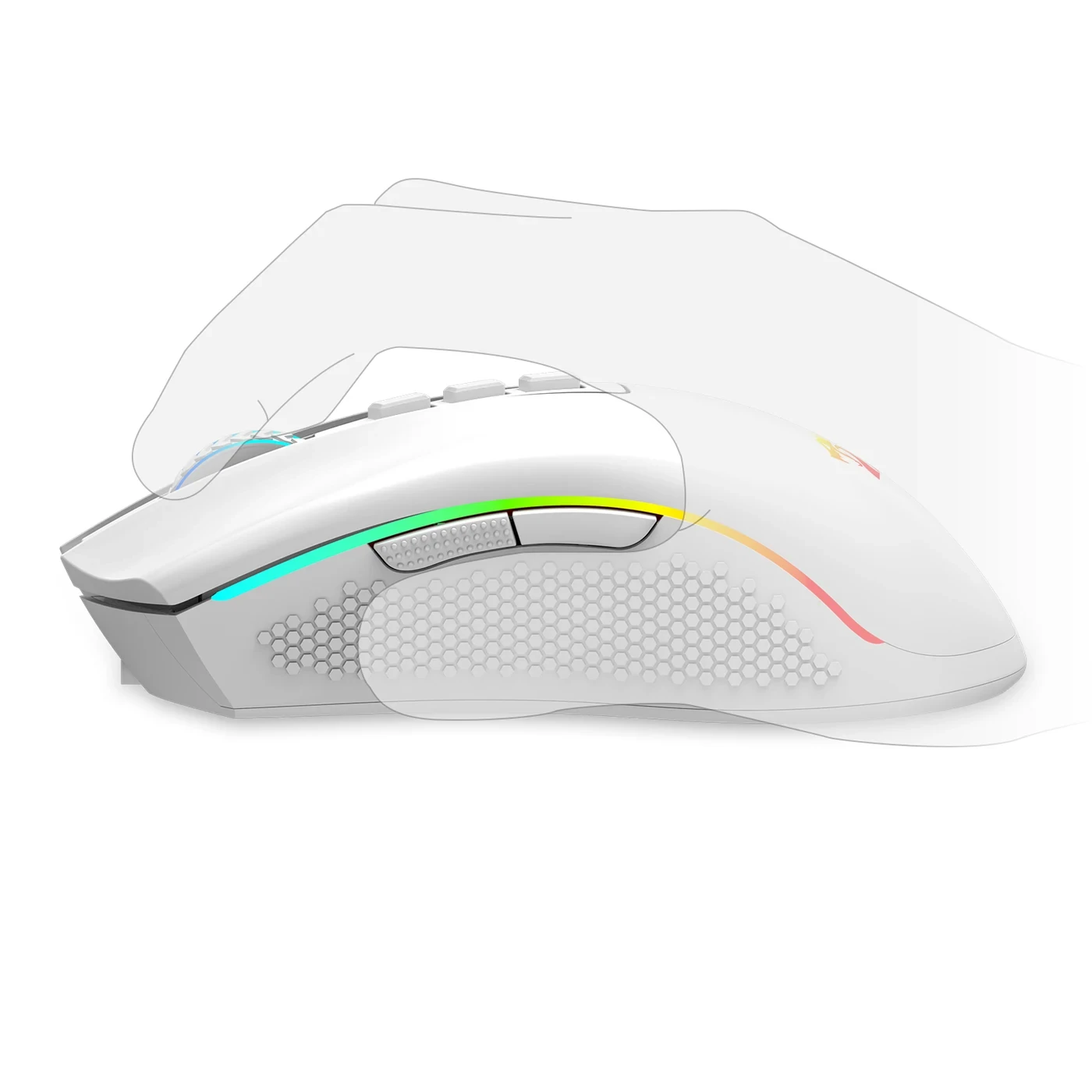 Mouse Gamer Cobra PRO Branco S/f