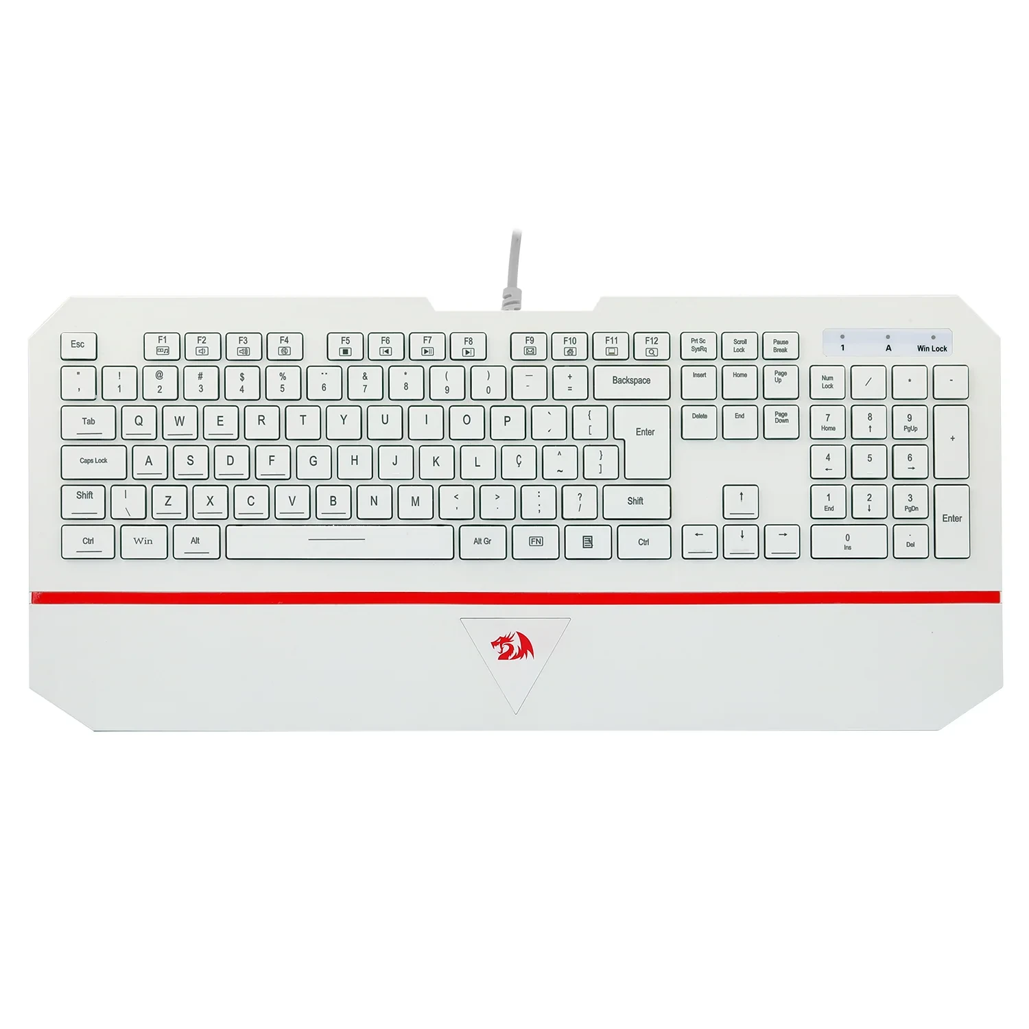 Teclado Membrana Branco Karura 2