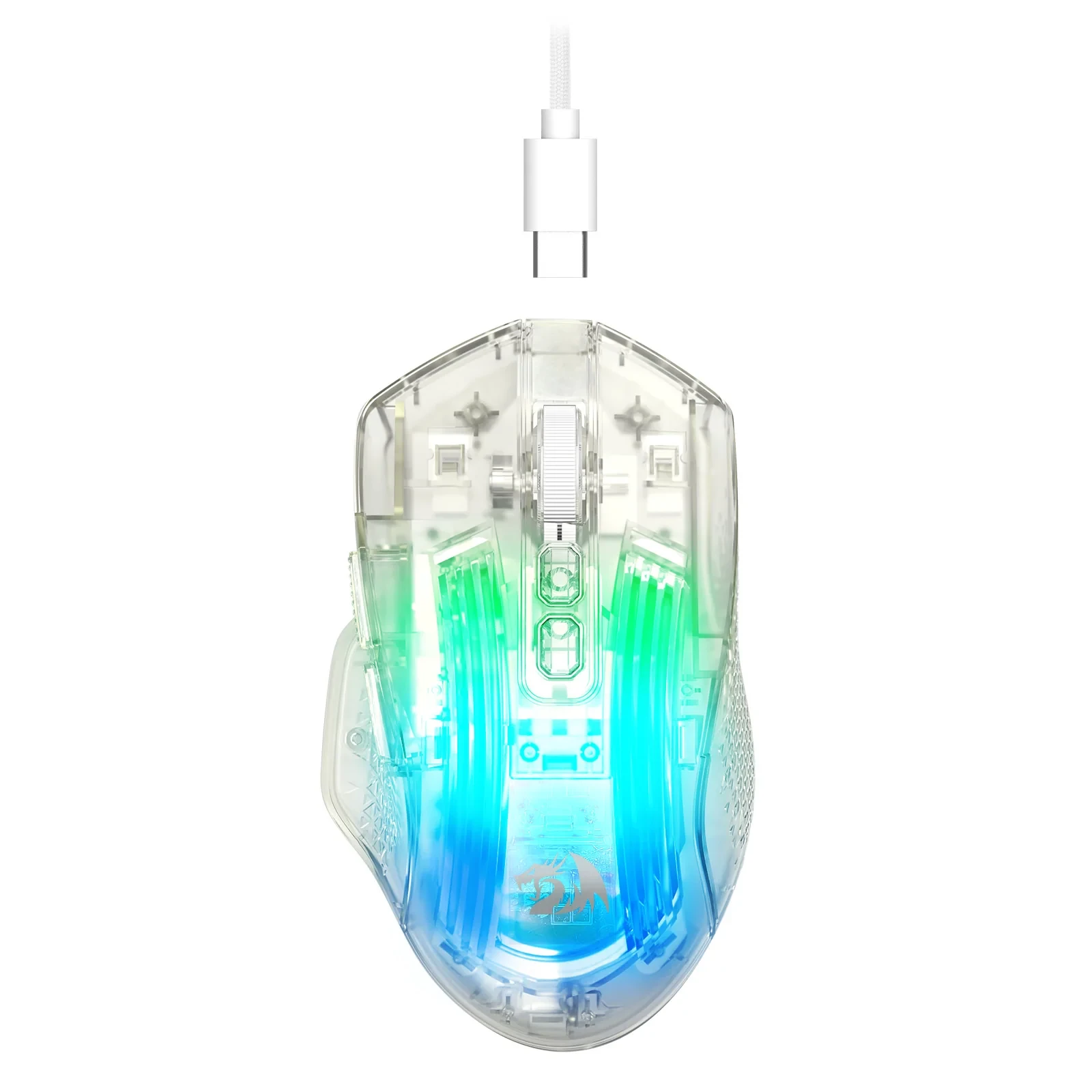 Mouse Gamer Redragon Chazzis Cristal RGB M695CT