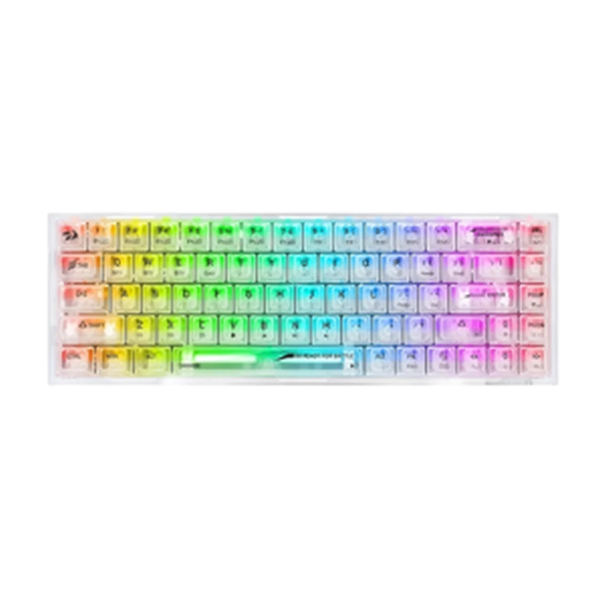 Teclado Mecânico Gamer Redragon Castor PRO RGB Transparent S/f - K631CT-RGB-PRO