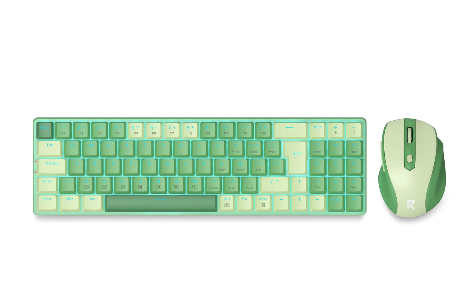 Combo Teclado + Mouse Redragon BS-8772 Verde