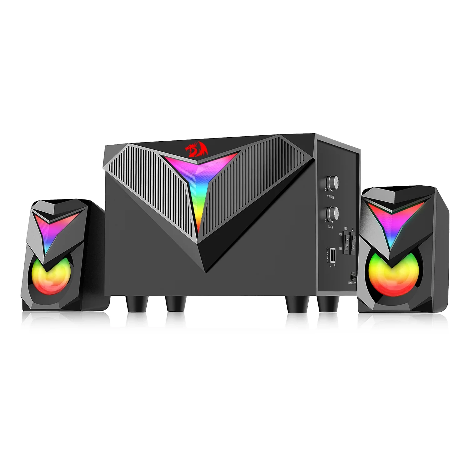 Caixa De Som Gamer Toccata RGB Pto GS700
