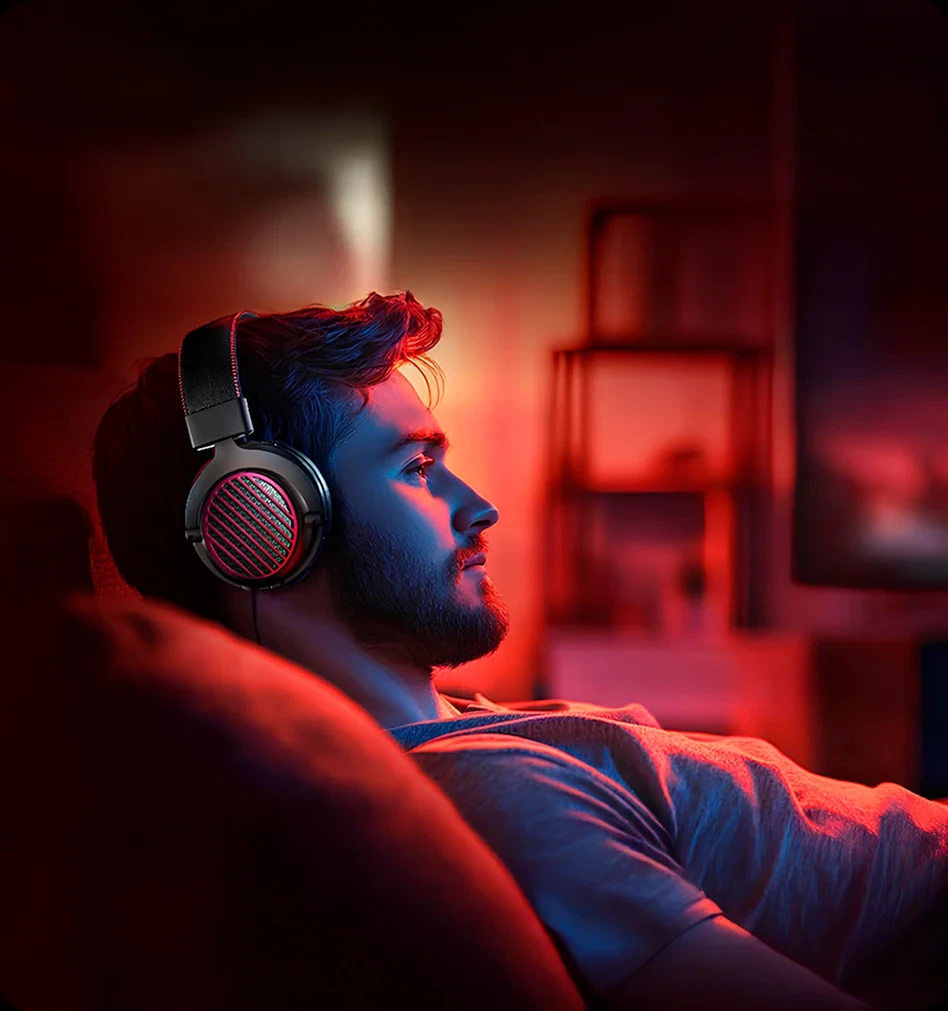 Headset Gamer Redragon Luna PRO Preto S/f - H540-PRO