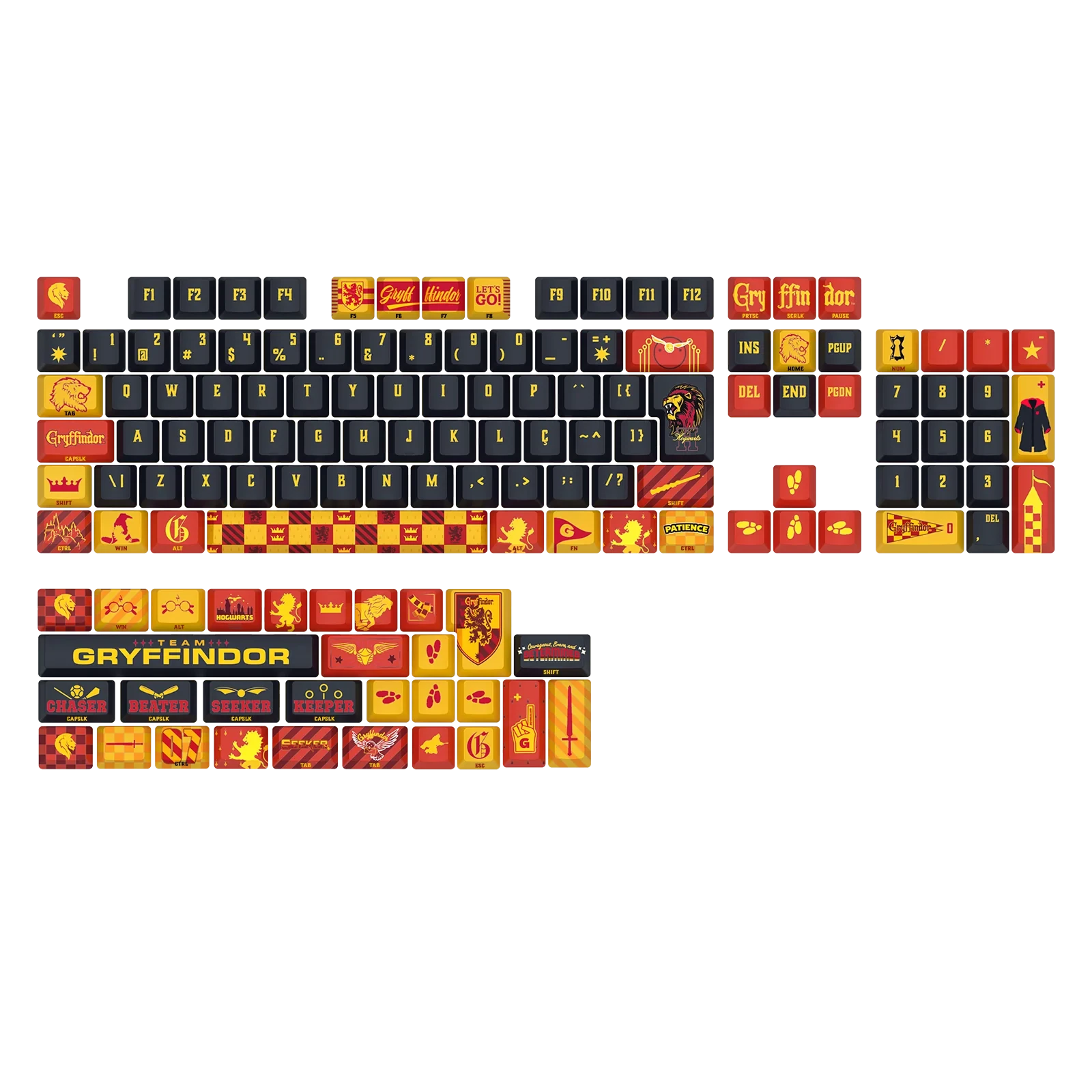 Keycap Gamer Harry Potter Gryffindor HP-944