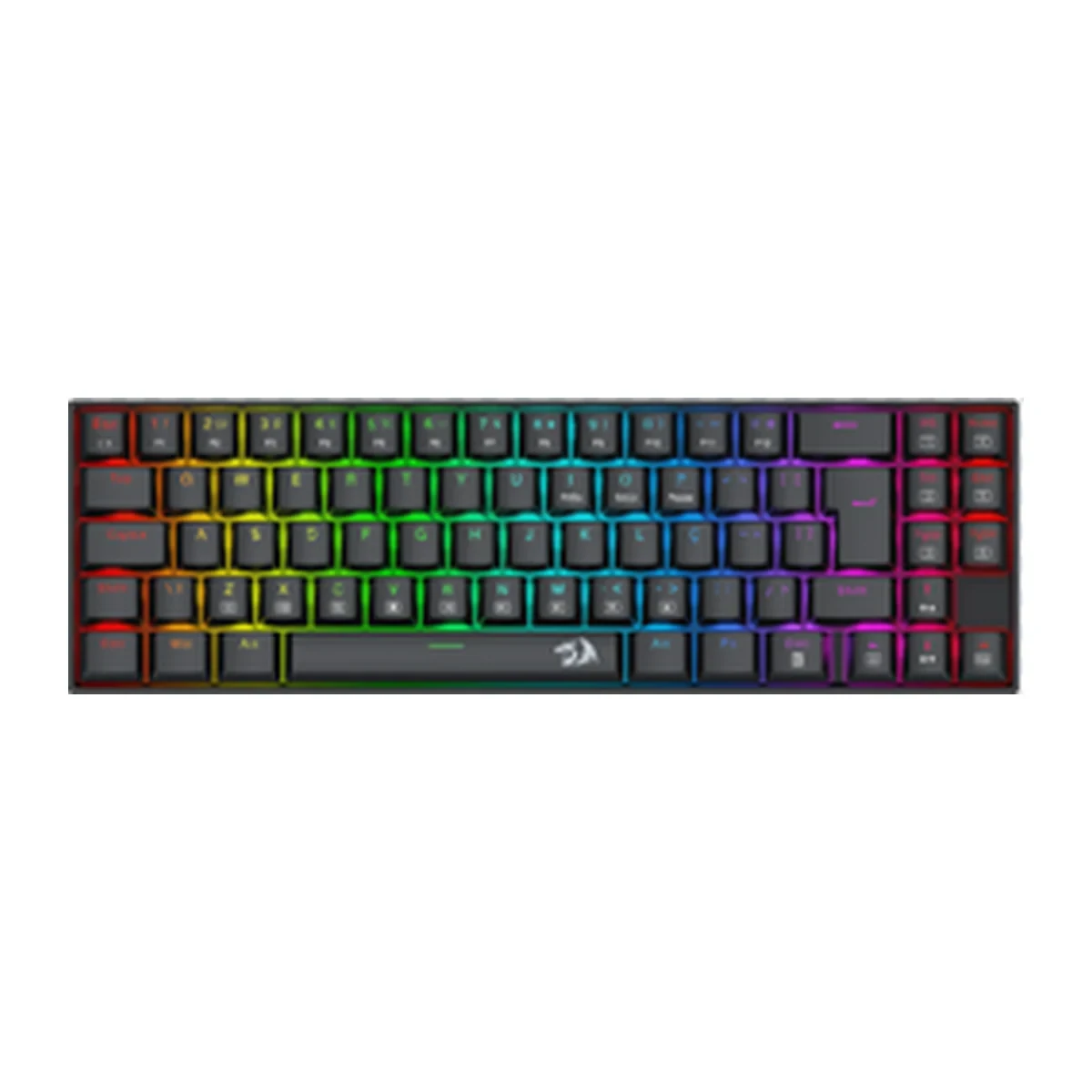Teclado Mecânico Gamer Redragon Deimos RGB Preto Com Switch Dust-proof Brown K599-KNS