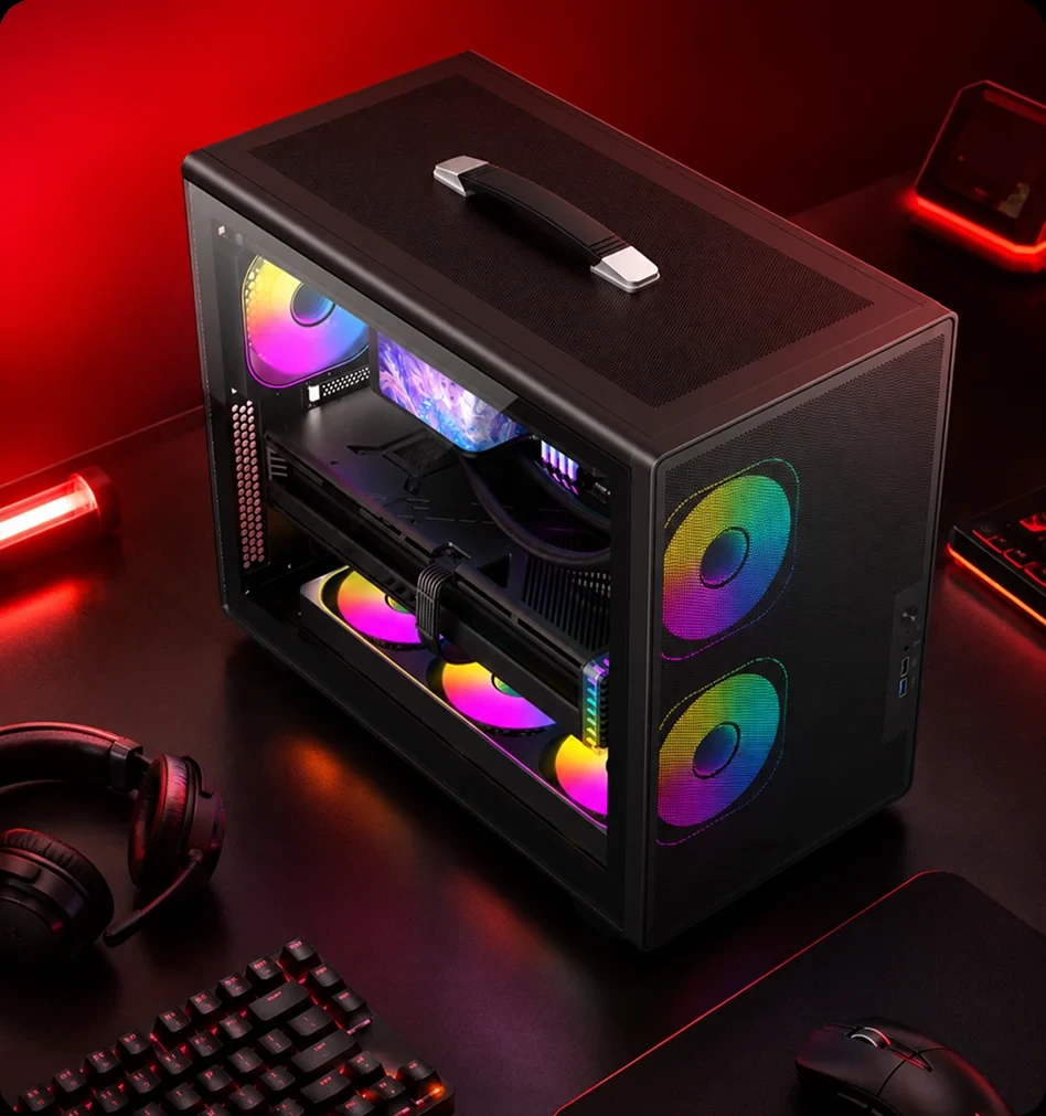 Gabinete Gamer Redragon Magic Box Preto S/fan CA-616B