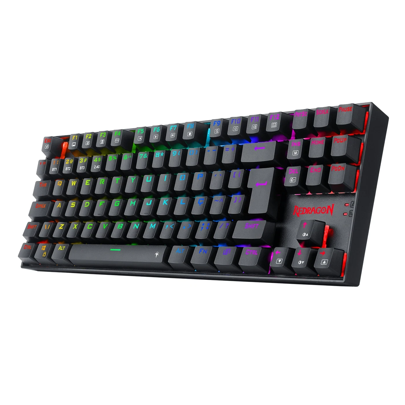 Teclado Mecânico Kumara PRO RGB Preto Switch Blue S/f