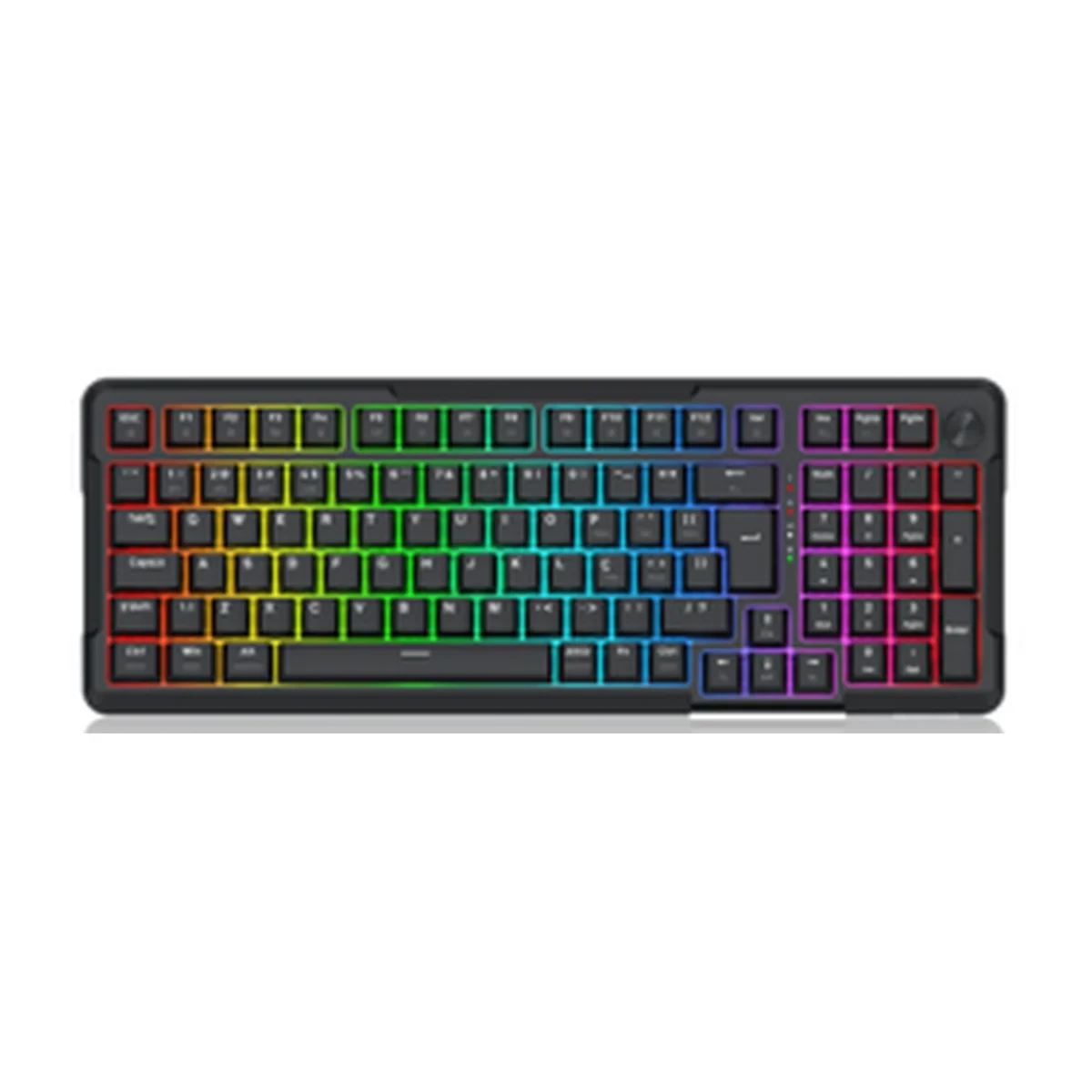Teclado Mecânico Arlokks RGB Preto Switch Rpc Linear S/f K742B