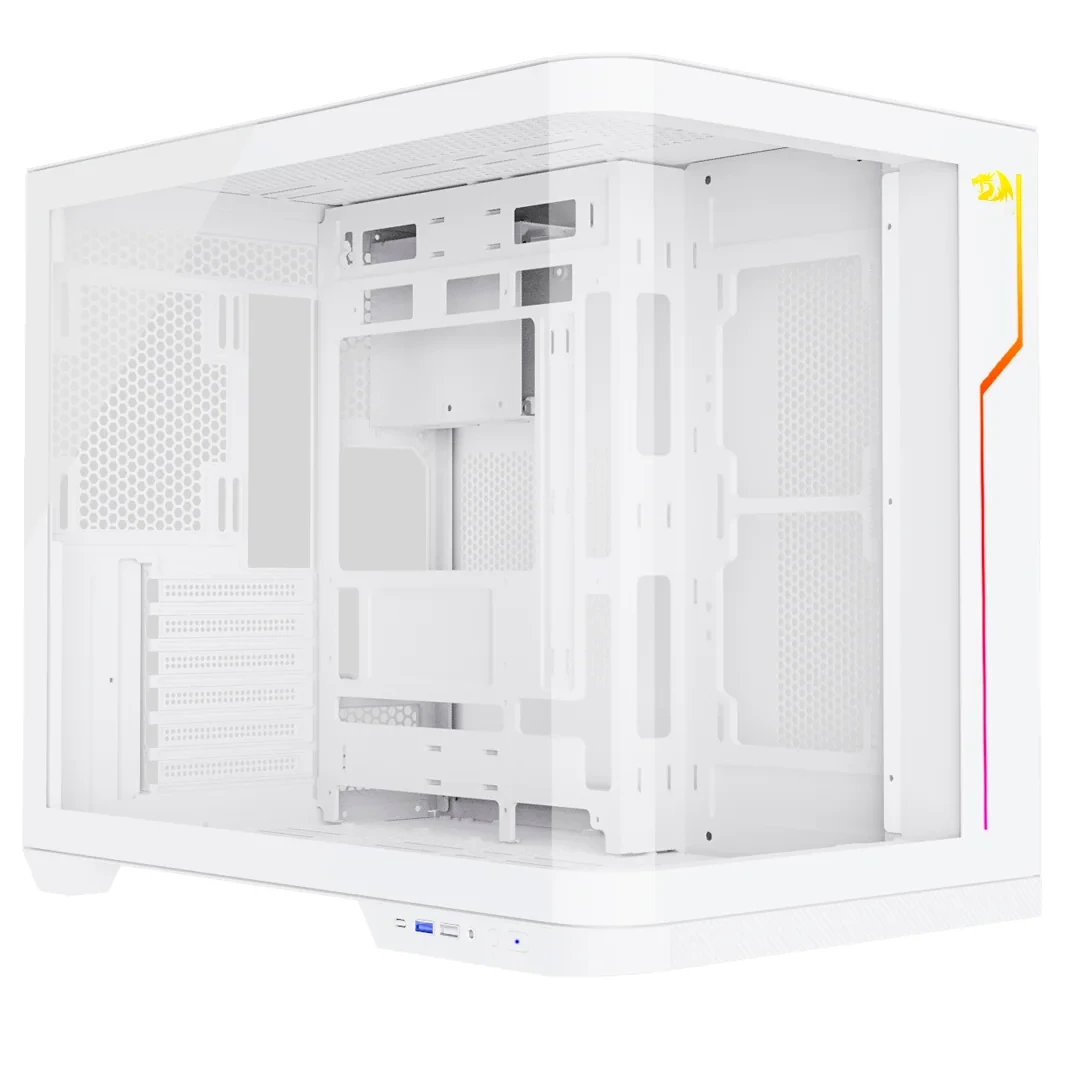 Gabinete Wideload Extreme Vidro Curvado CA-605W Branco
