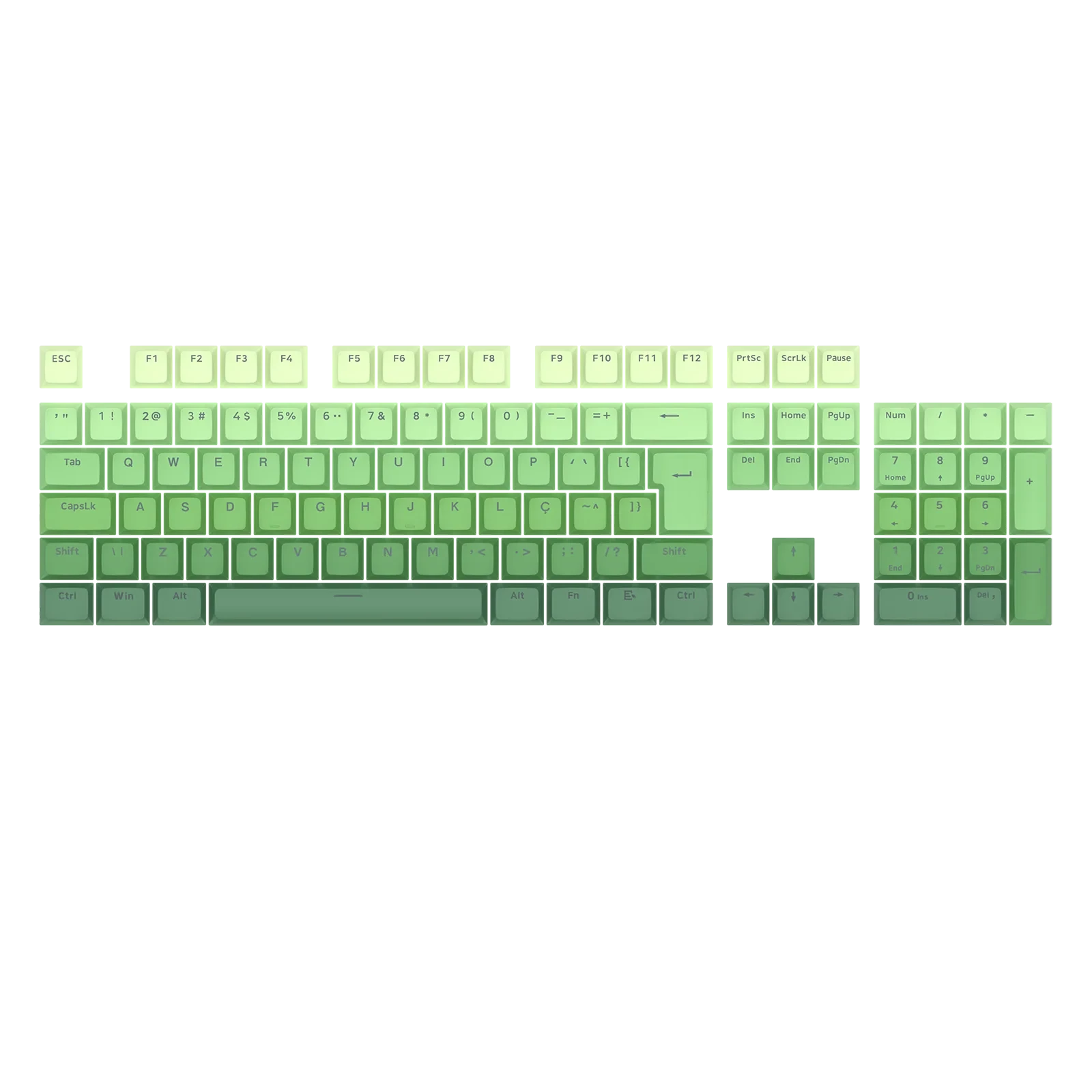 Keycaps Redragon Verde A140 Pt