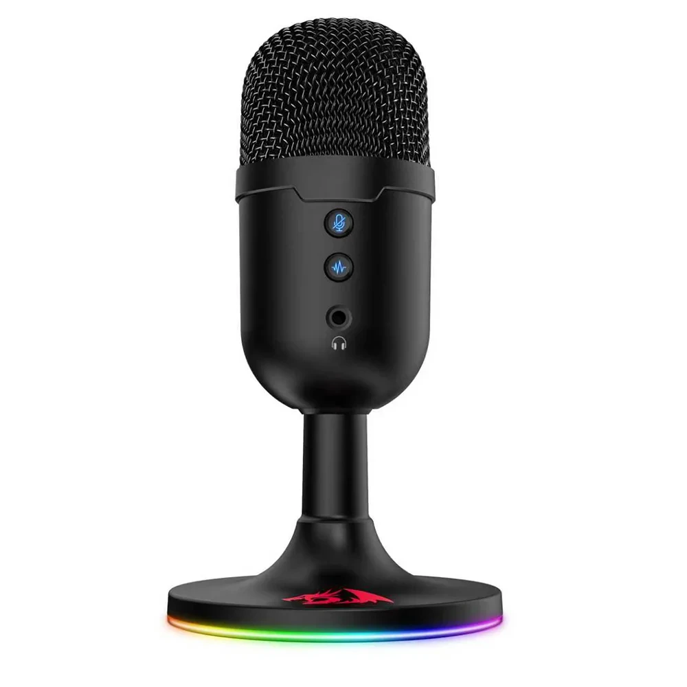 Microfone Gamer Pulsar RGB Preto GM303