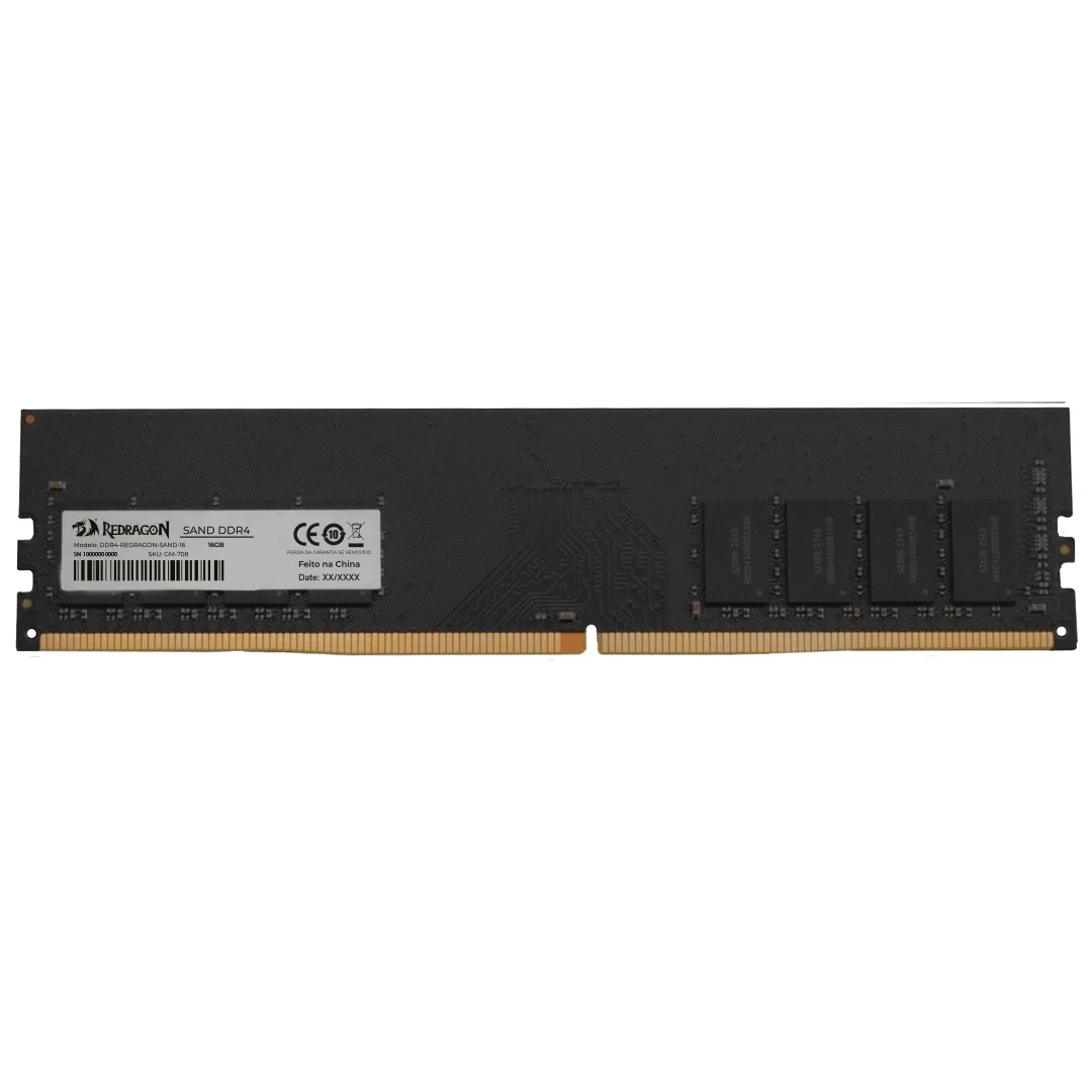 Memória DDR4 3200 Redragon Sand 8GB Preto GM-707