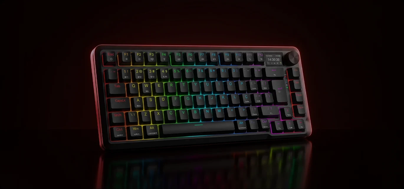 Teclado Mecânico Gamer RGB Flekact Switch Leopard S/f K708RGB-PRO