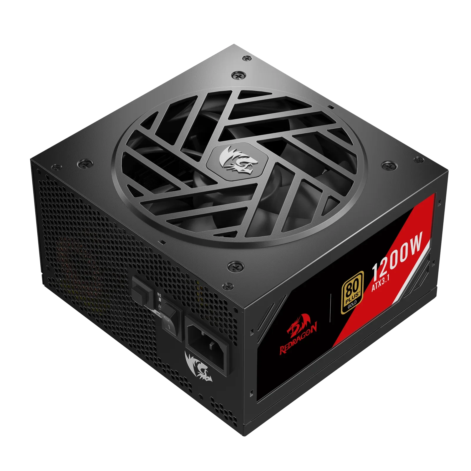 Fonte Redragon RGMS-1200 Watts Master 80 Plus Gold Preto GC-MS05