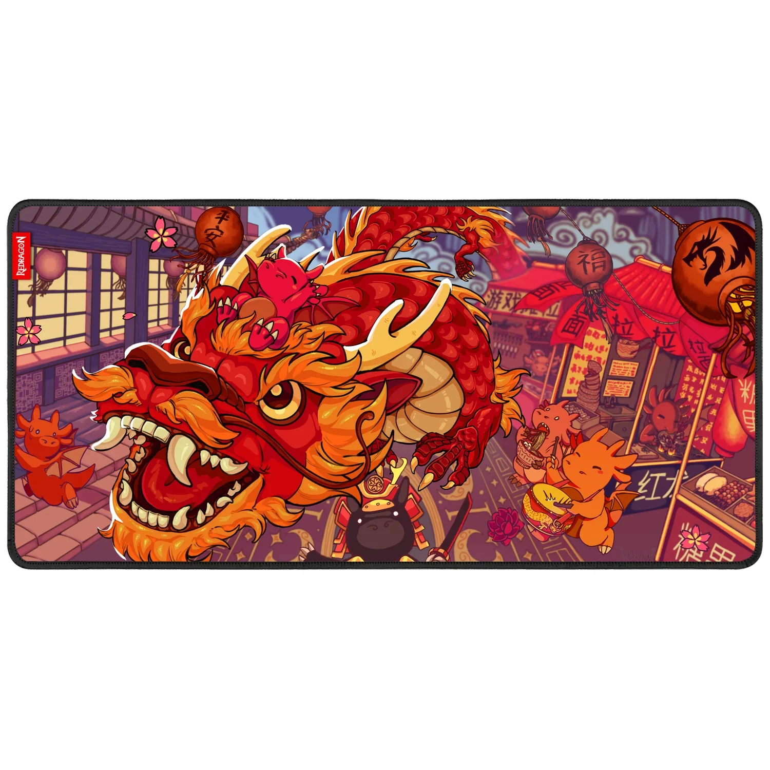 Mousepad 900X400X4MM Festival Do Dragão Flick Xl