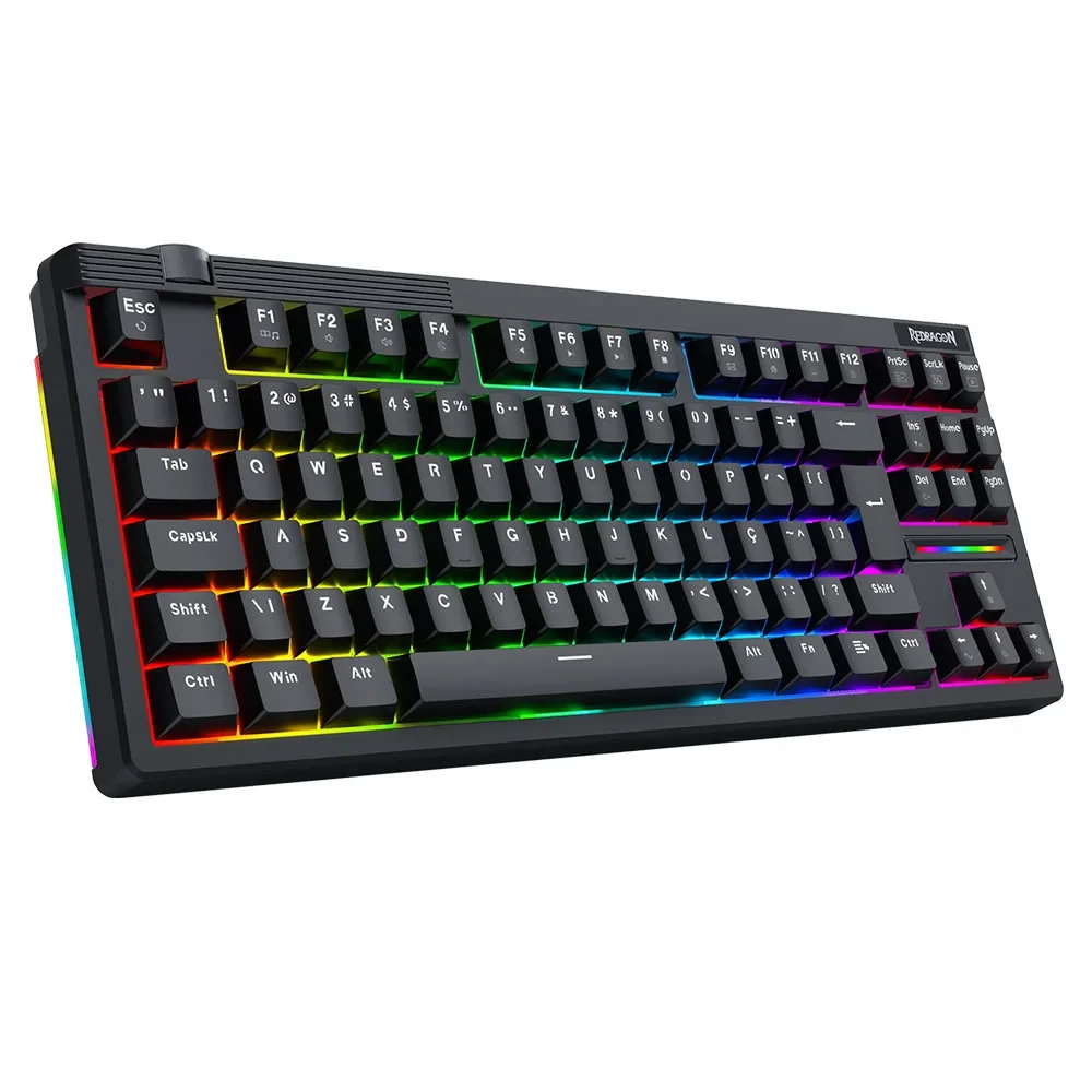 Teclado Magnético Redragon Otiim Preto RGB K729RGB-M