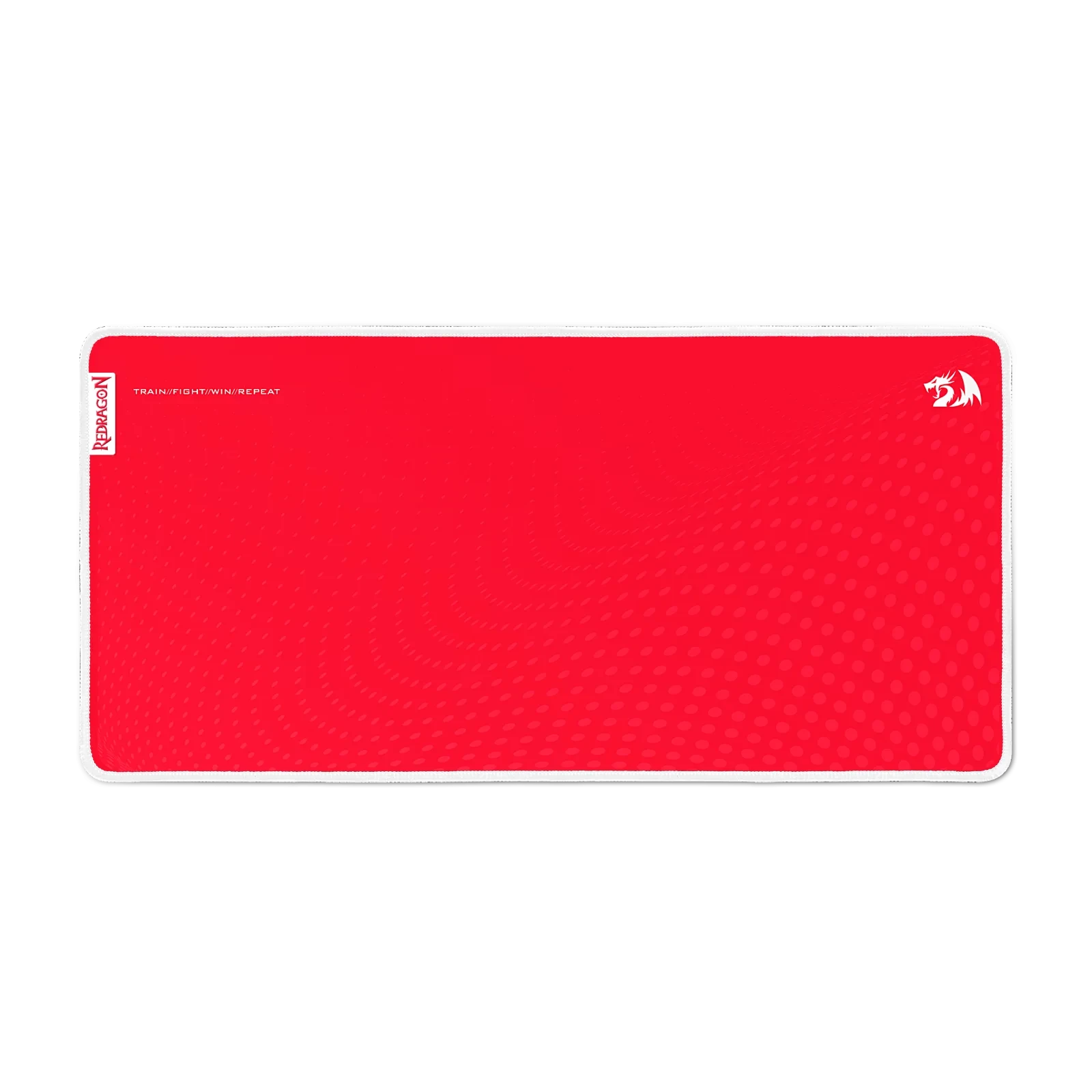 Mousepad Gamer Kunlun L Vermelho E Branco 880X420X4mm
