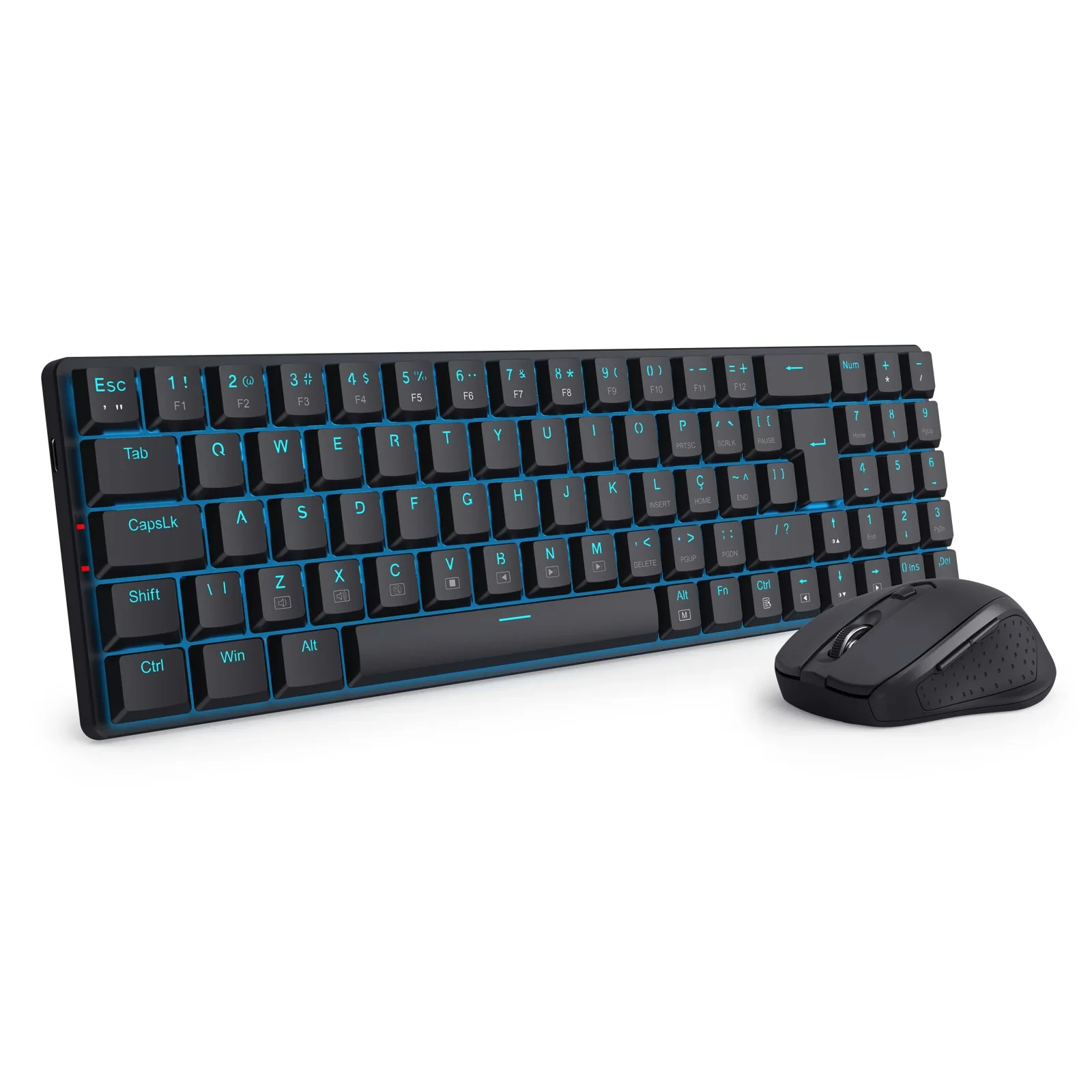 Combo Teclado + Mouse Redragon BS-8772 Bk Preto