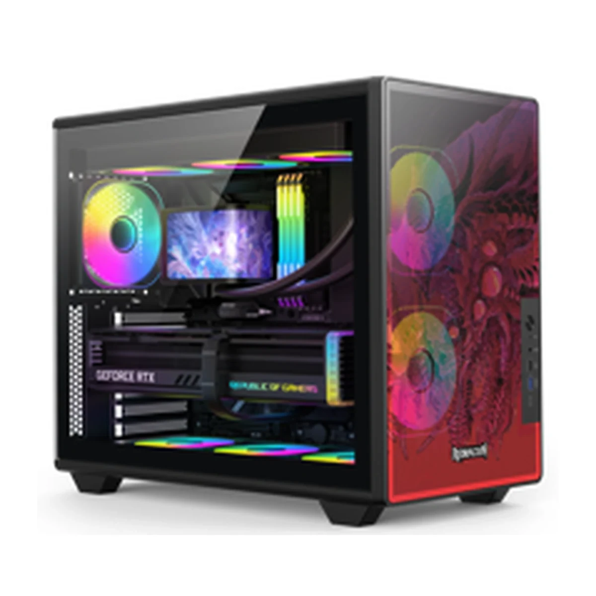 Gabinete Gamer Redragon Strafe Neo S/f Preto CA-617B