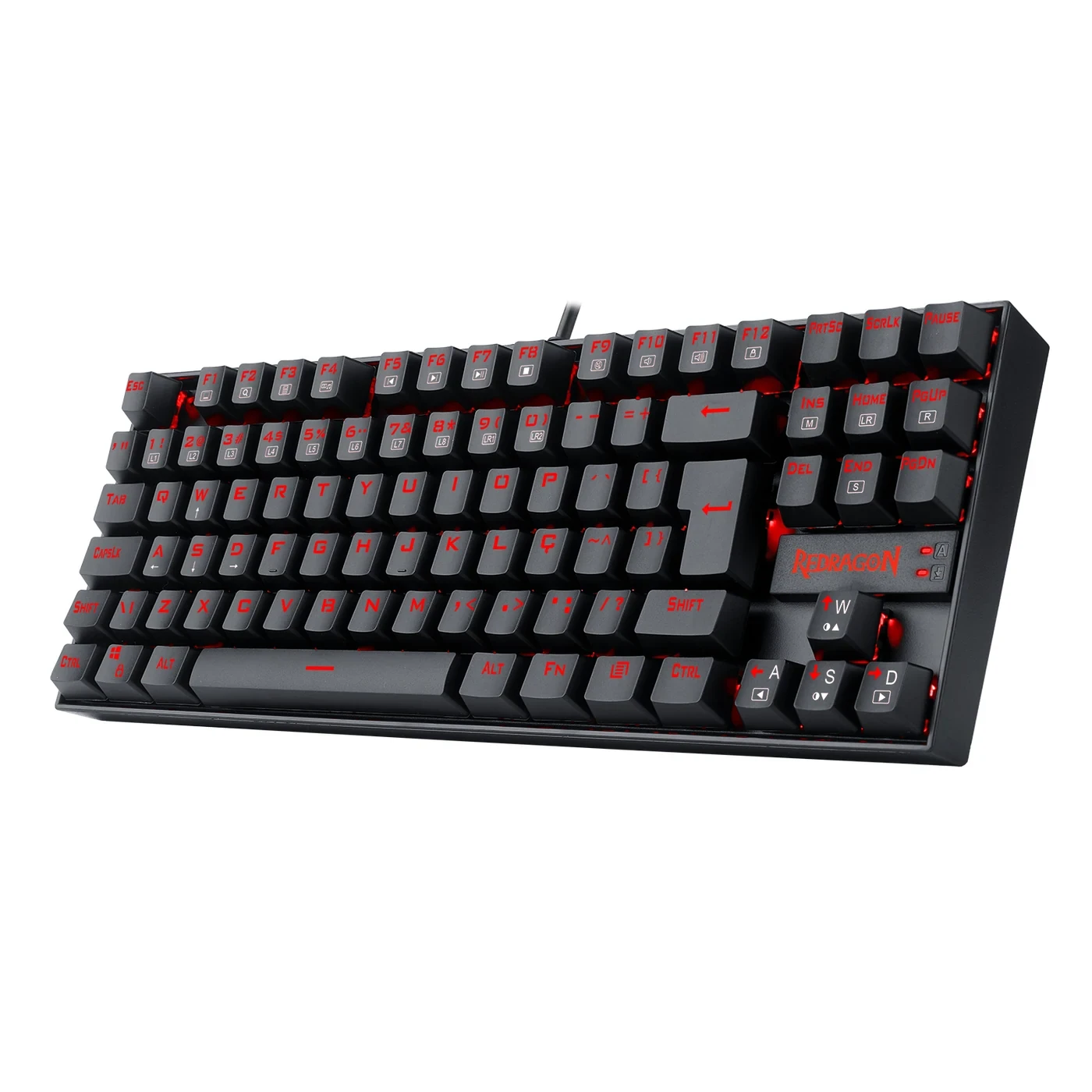 Teclado Mecânico Gamer Kumara Single Color Pto Switch Azul