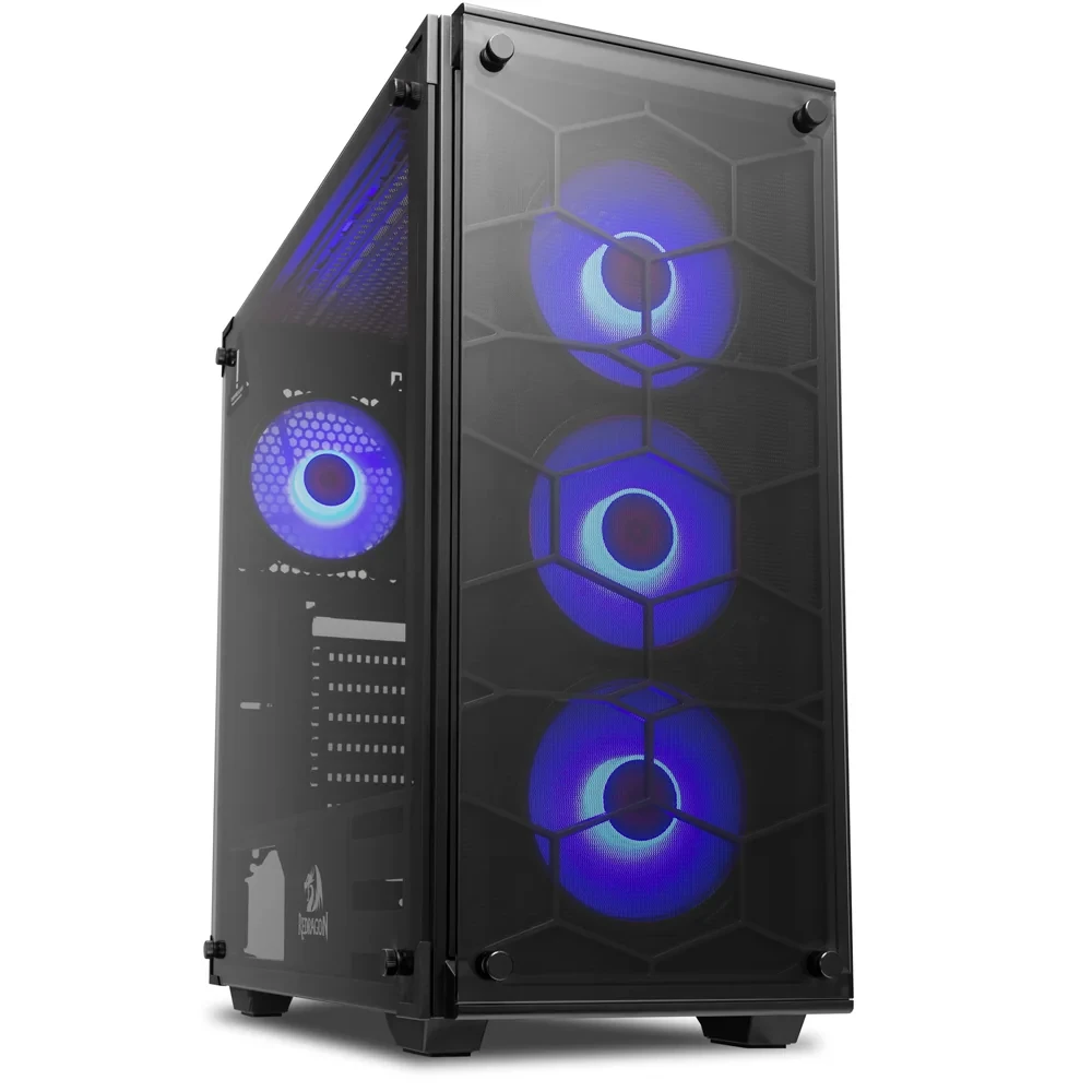 Gabinete Wheeljack Preto C/ 4 Fans RGB