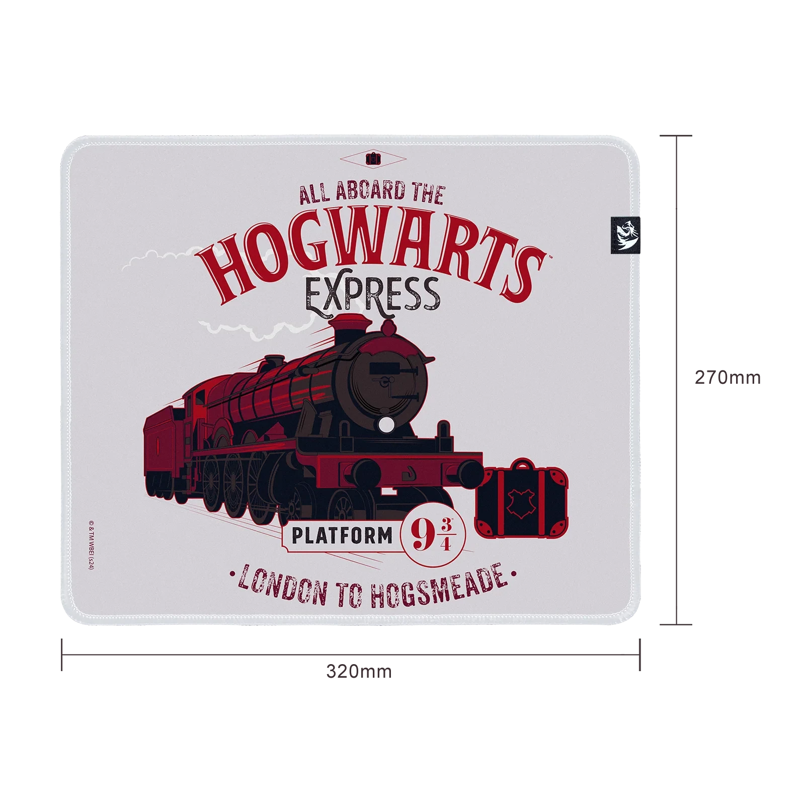 Mousepad Gamer 320X270X3mm Harry Potter Hogwart's Express HP-934