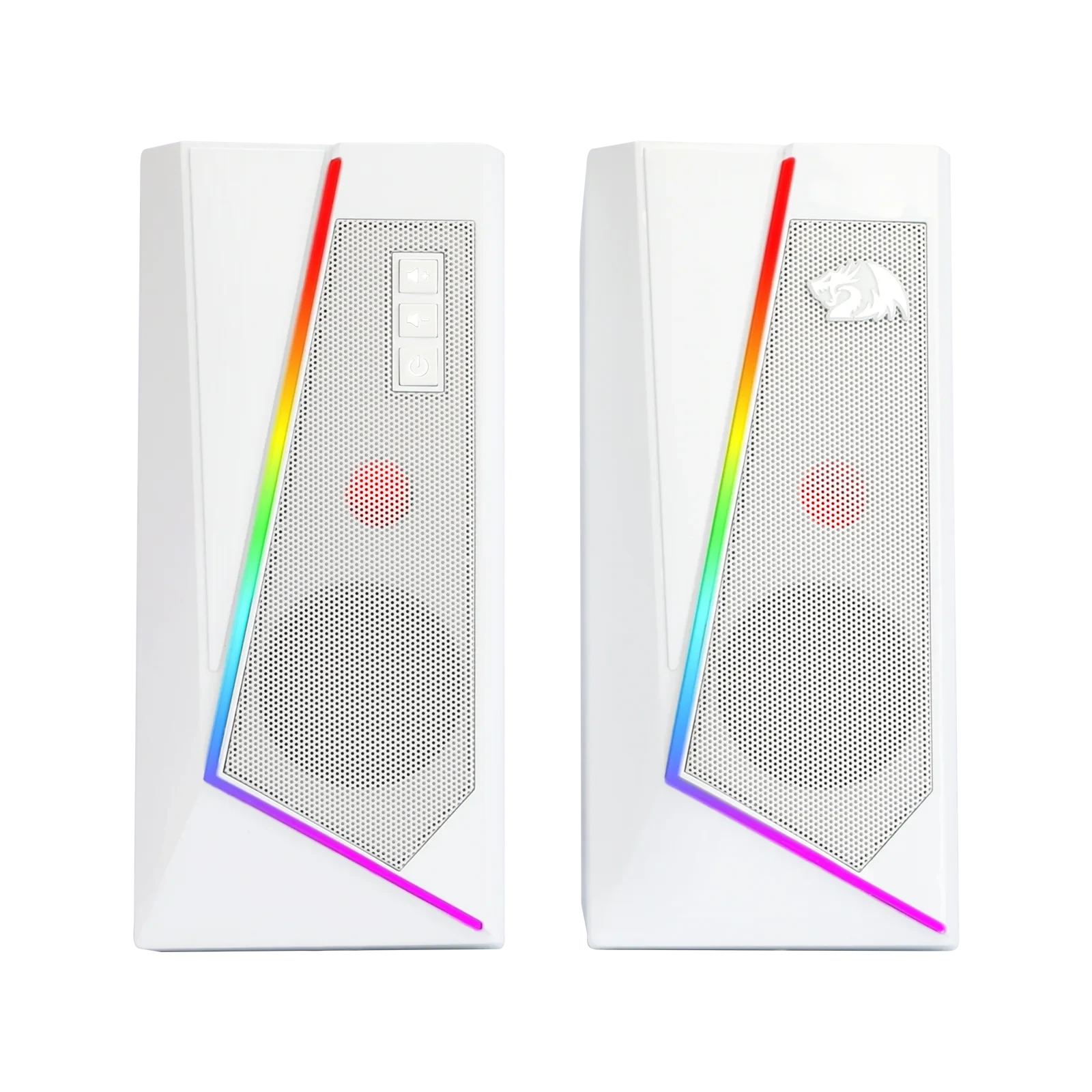 Caixa De Som Gamer Anvil RGB Branco GS520W
