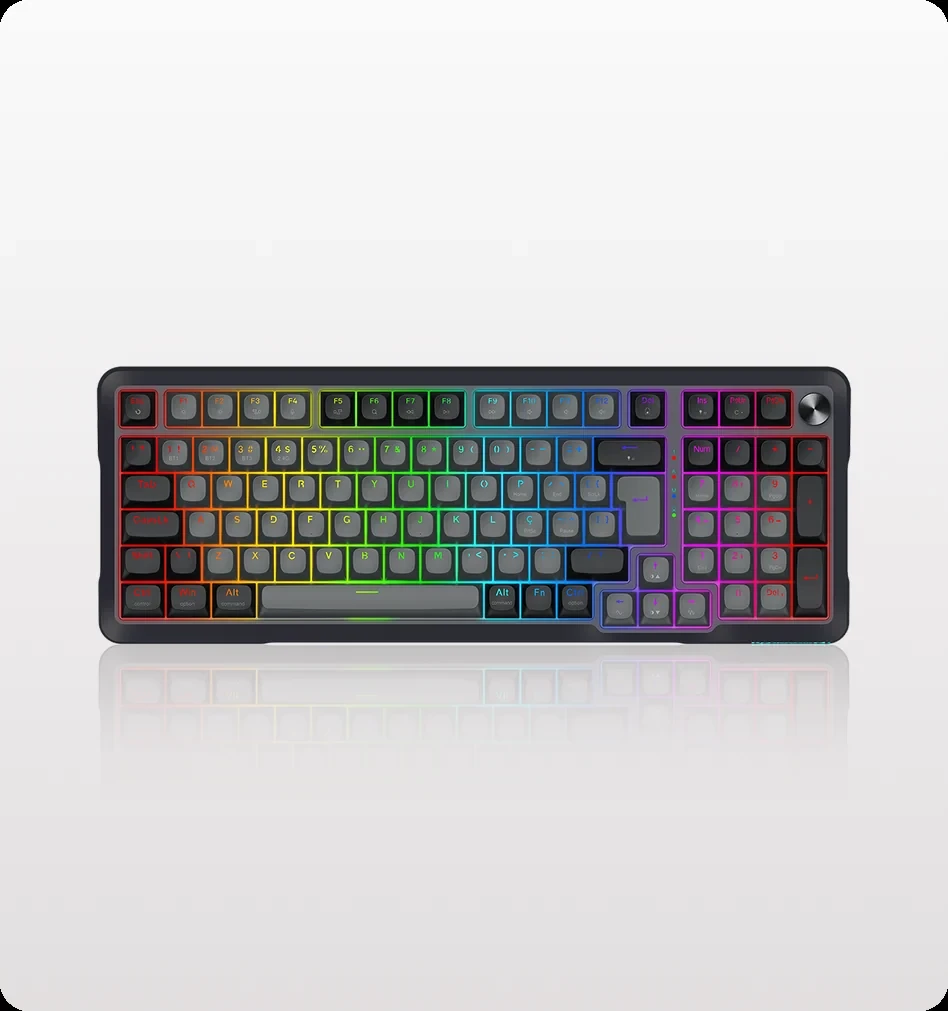 Teclado Mecânico Gamer Bragi PRO RGB Preto K688GB-RGB-PTO Pt
