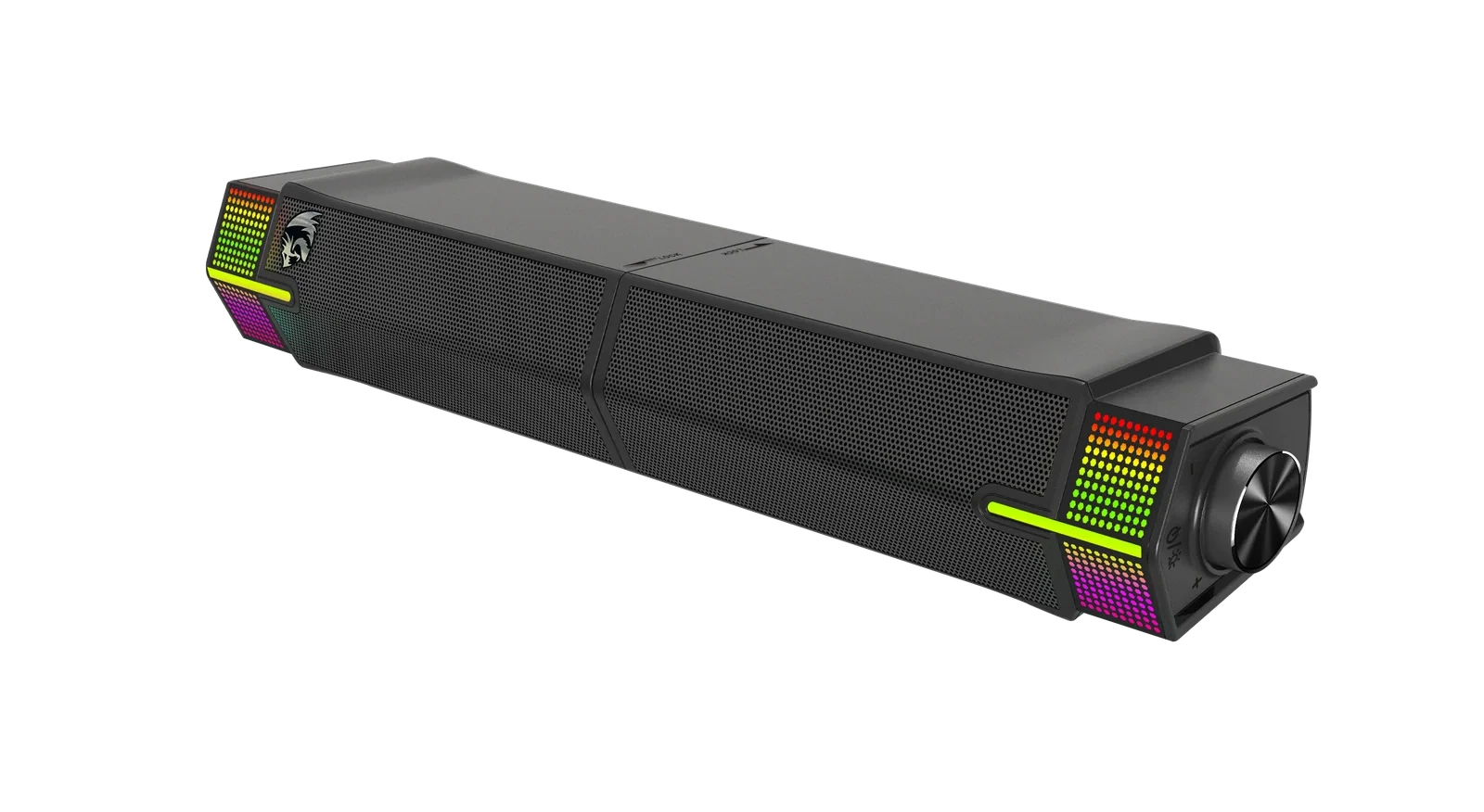 Caixa De Som Gamer Yorick RGB Preto GS511