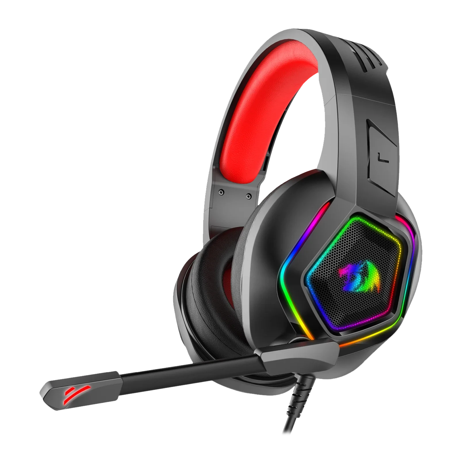 Headset Gamer Redragon Medea RGB Preto