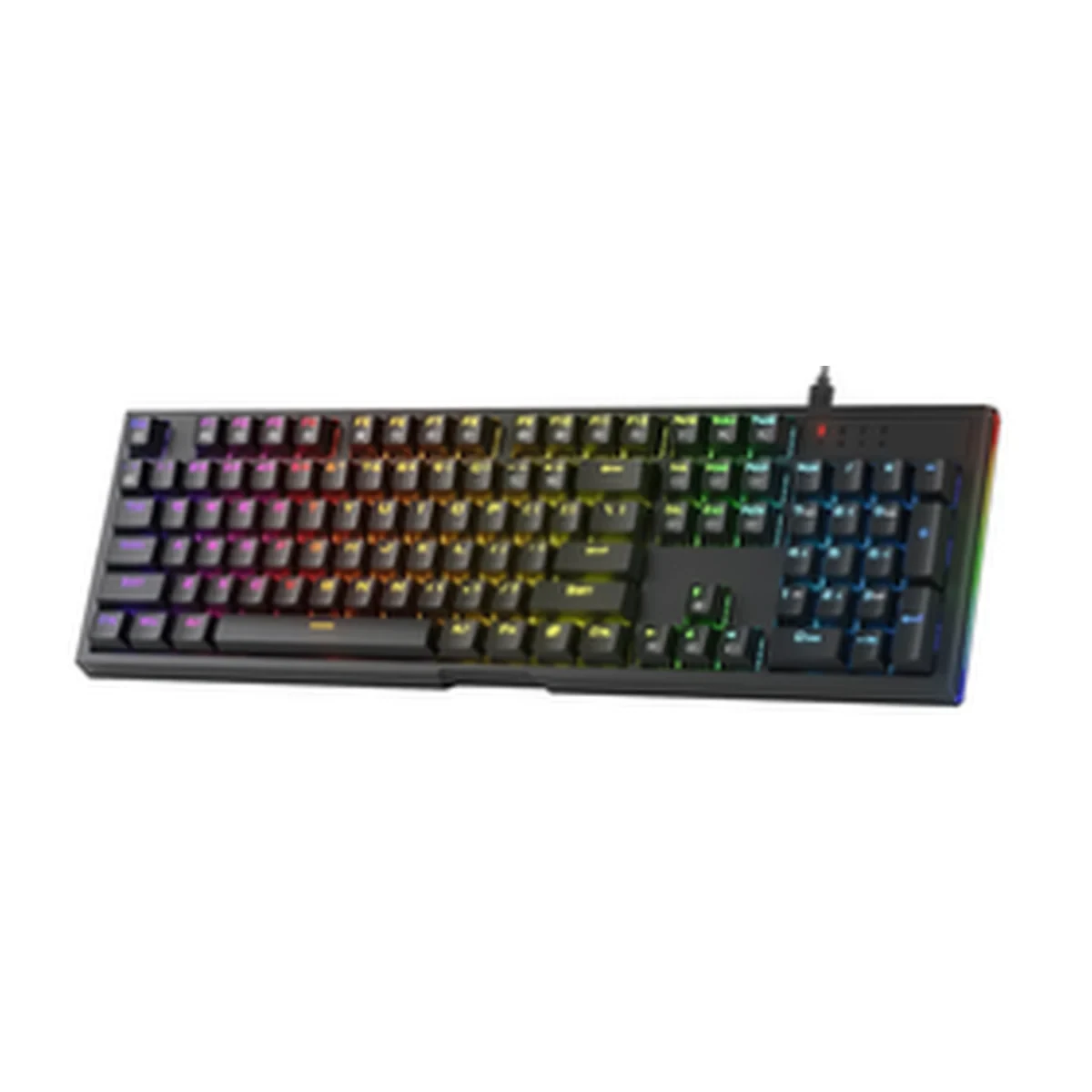 Teclado Mecânico Argo RGB Preto Switch Dust-proof Brown K670-RGB Pt-brown