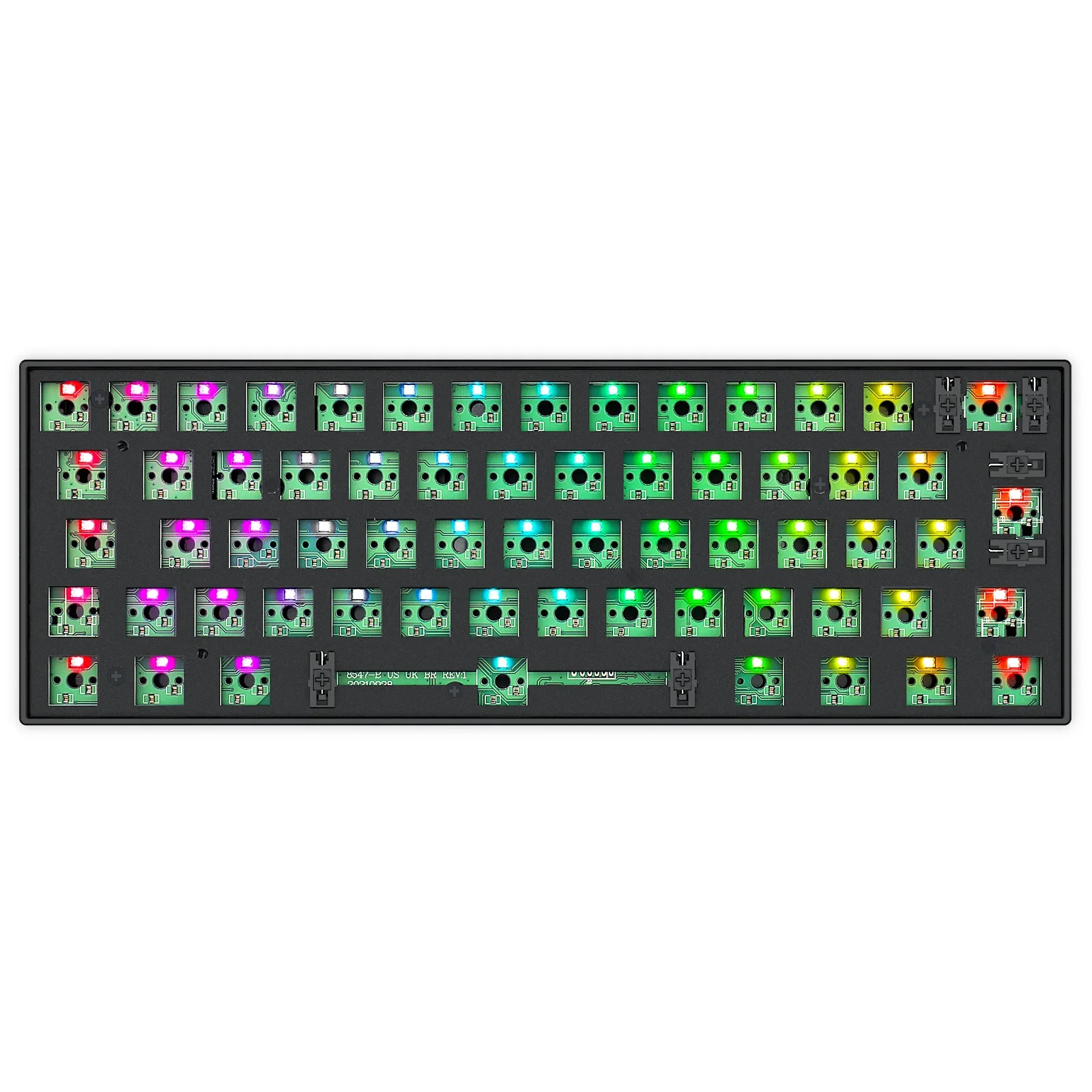 Base Para Teclado Mecânico Gamer Draconic Pro-barebone Edition Preto RGB