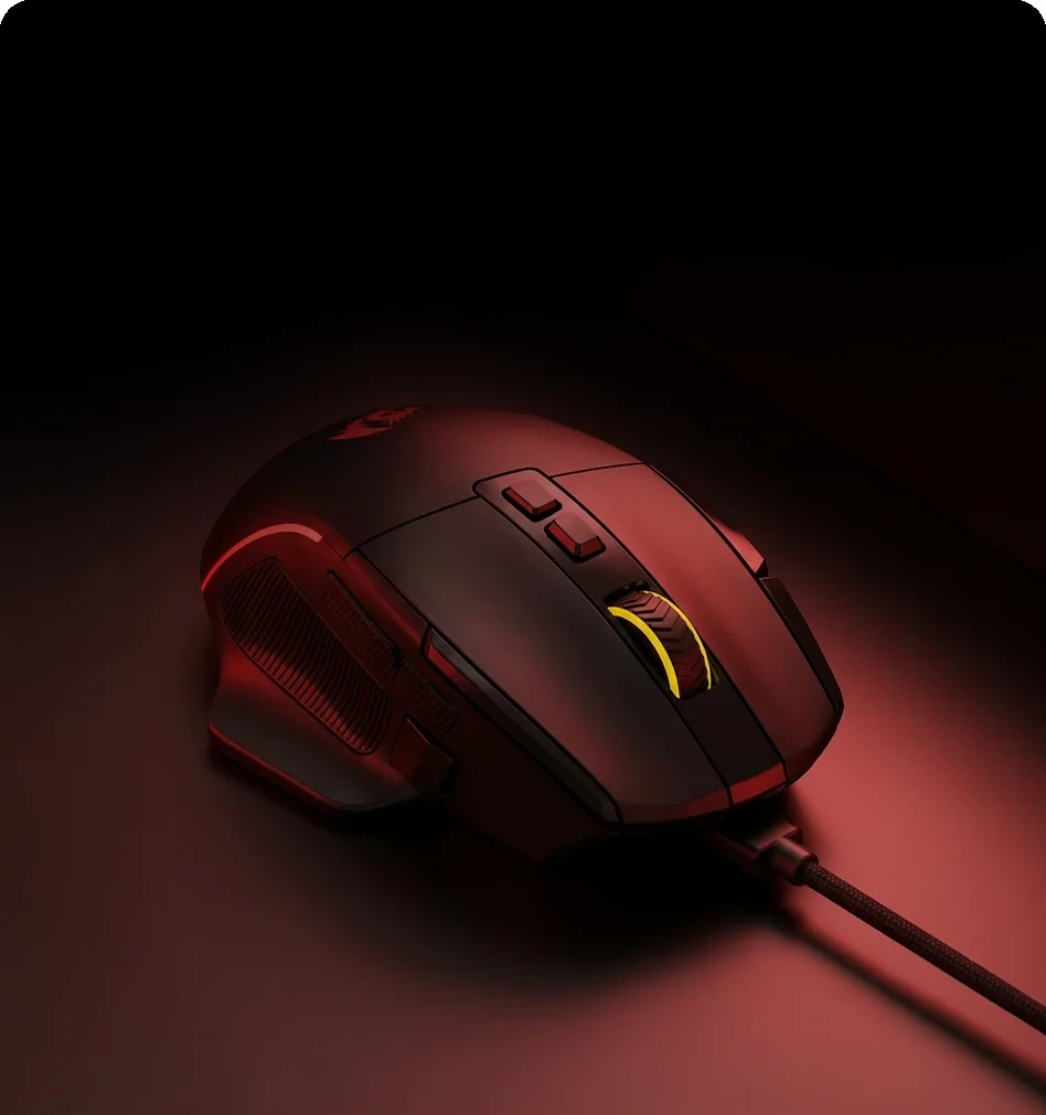 Mouse Gamer Redragon Viper Fly RGB Preto S/f - M925-WL-F