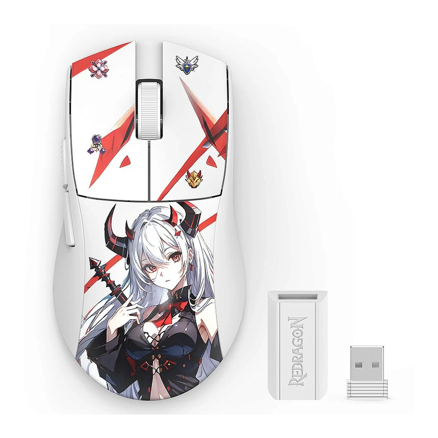Mouse Gamer Redragon King PRO Eisa 1K Branco M916AK-PRO