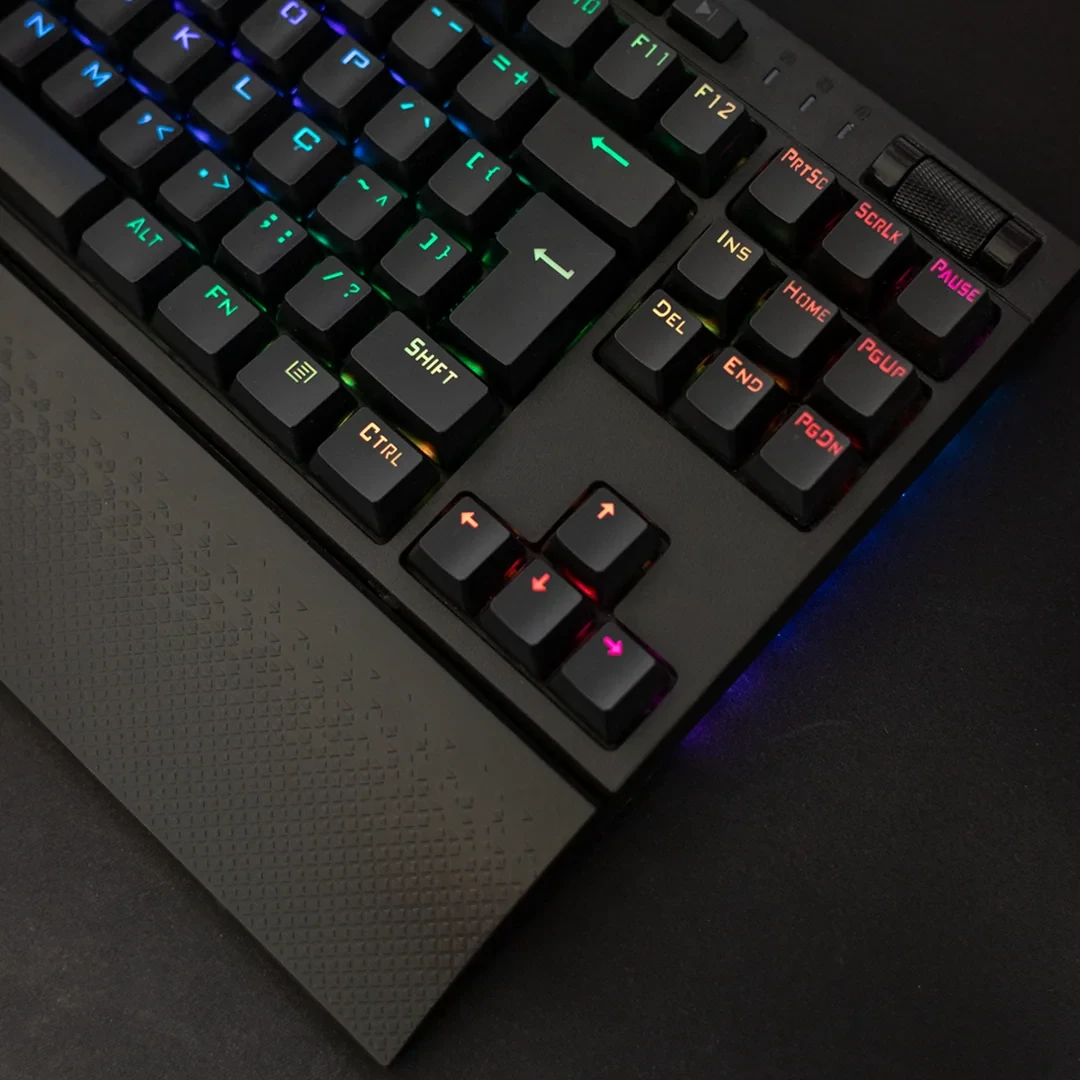 Teclado Óptico Gamer Broadsword PRO RGB Pto Switch Azul