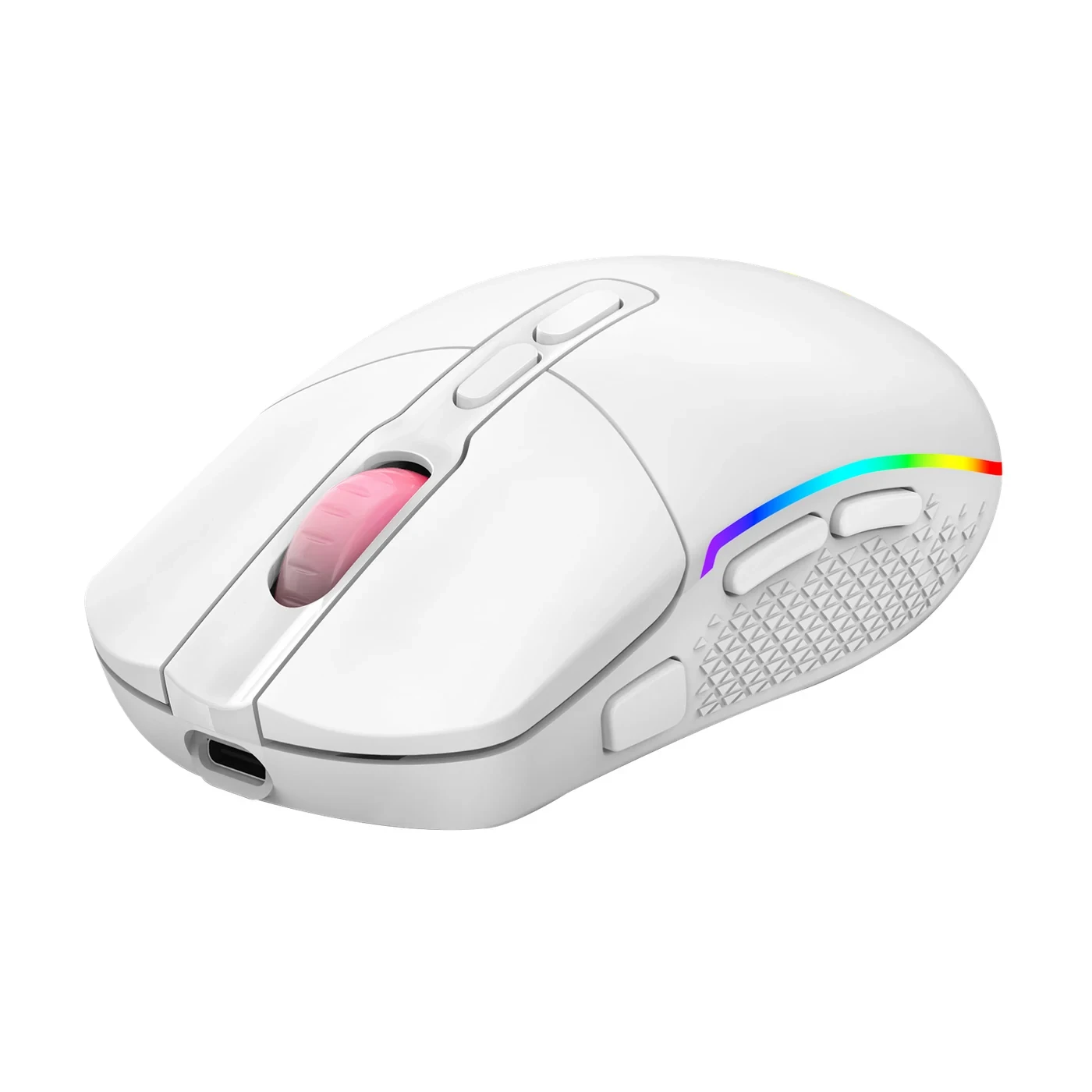 Mouse Gamer Redragon Invader PRO RGB Branco