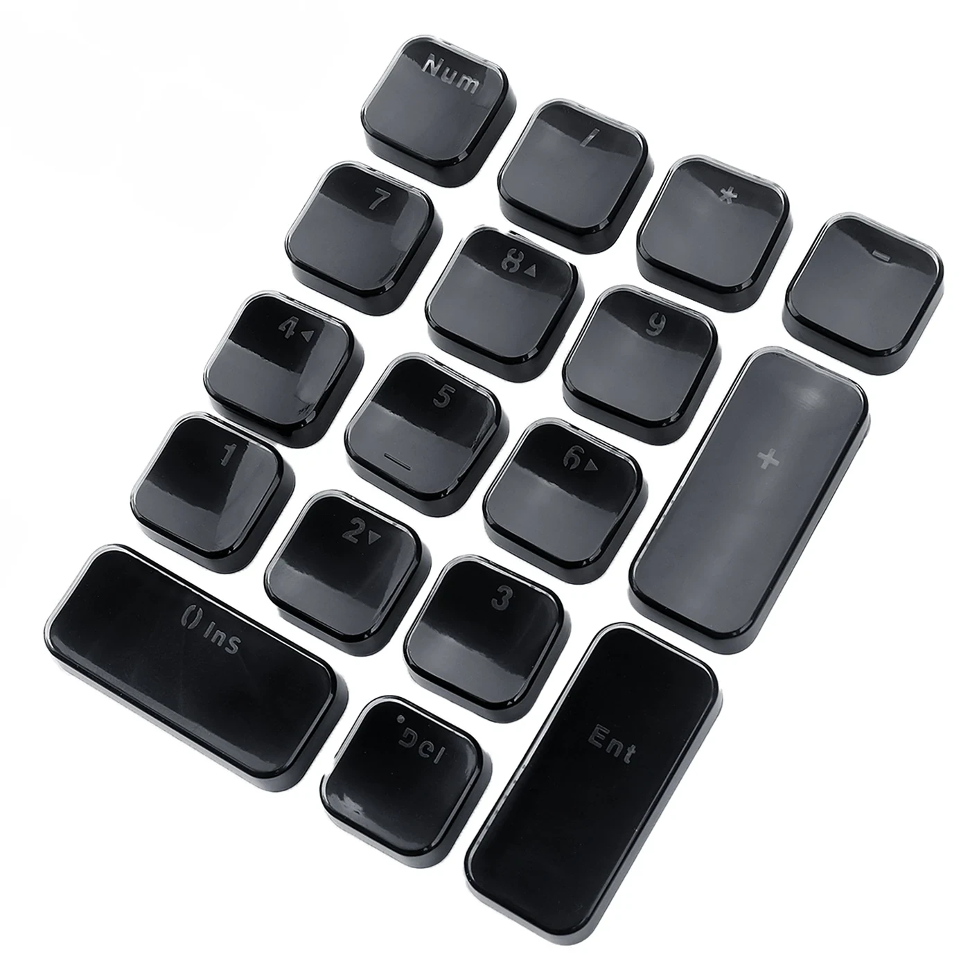 Jogo Completo De Teclas Preto A107