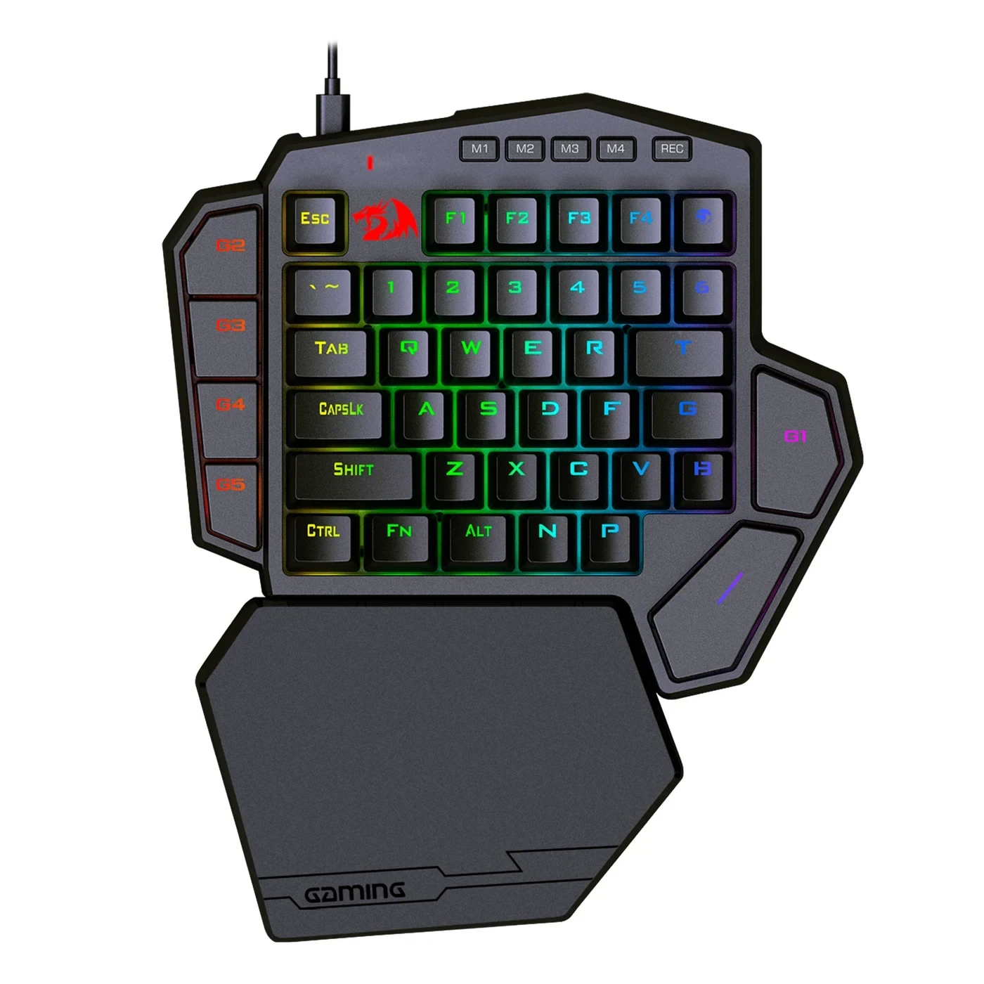 Teclado Mecânico Gamer Ditix RGB Preto Switch Azul