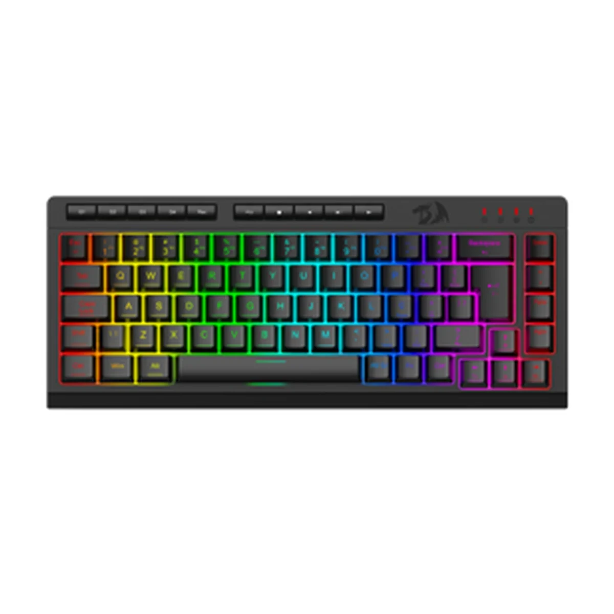 Teclado Membrana Gamer Redragon Crescent 68 K519-RGB-PT