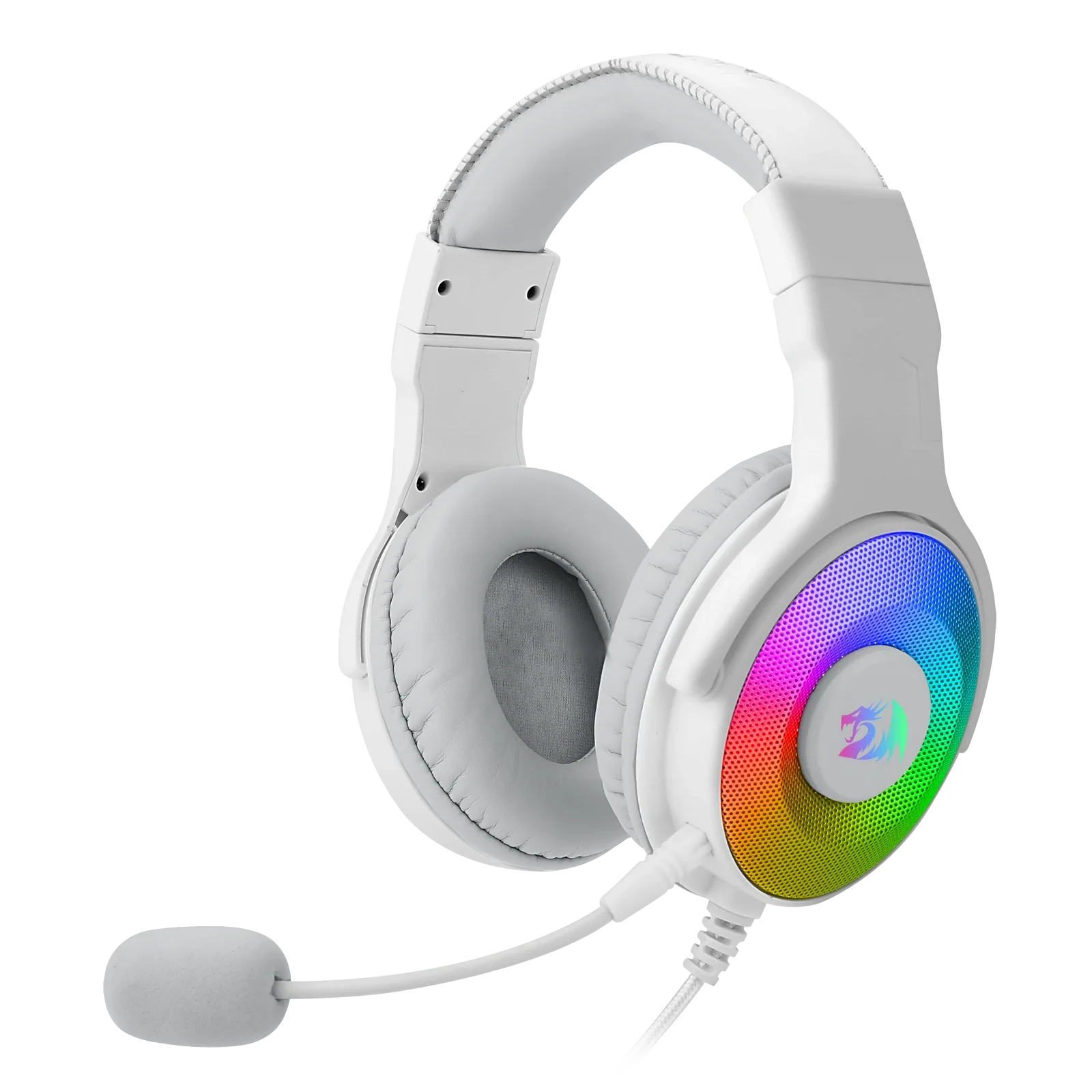 Headset Gamer Redragon Pandora RGB Branco