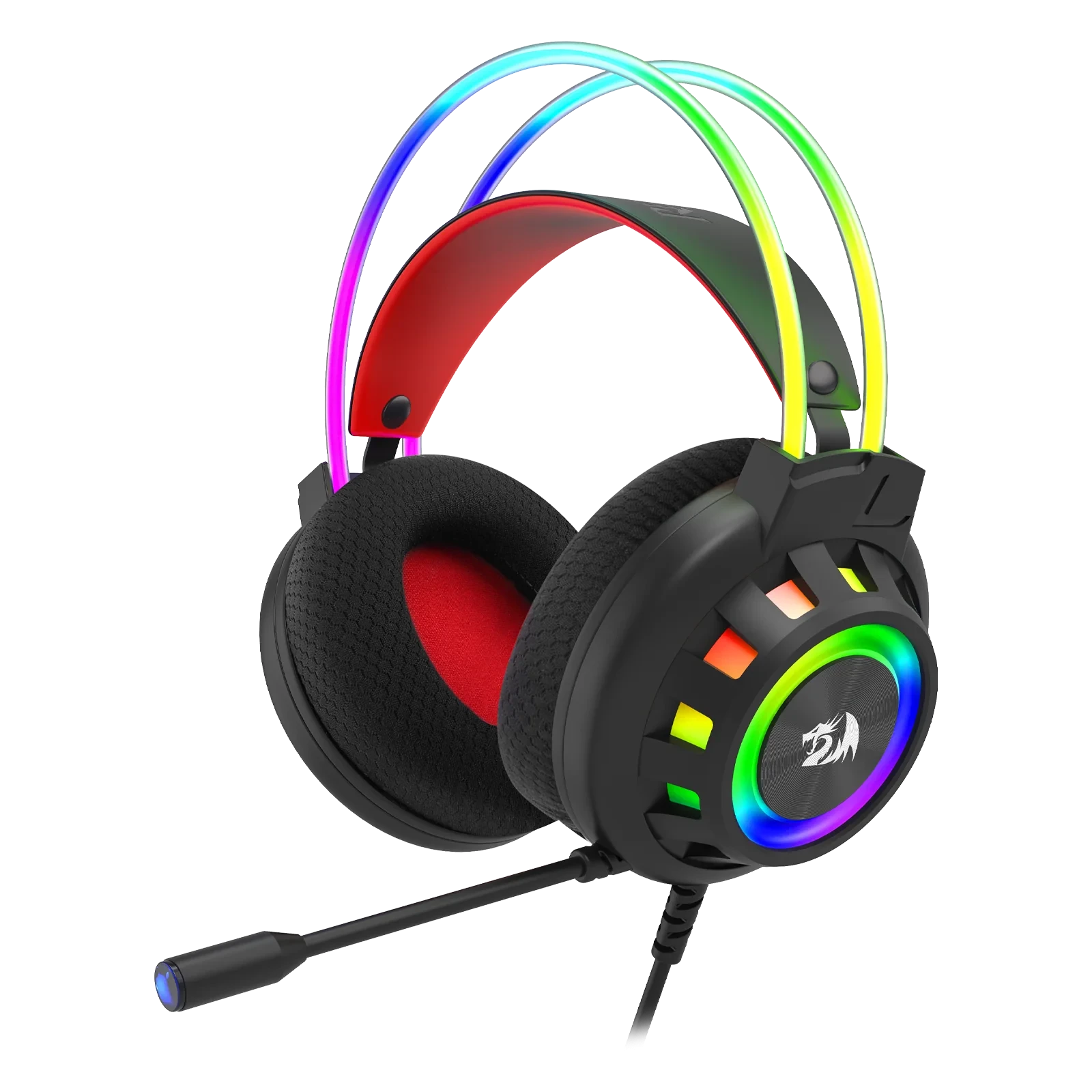 Headset Redragon Circa RGB Preto - H281
