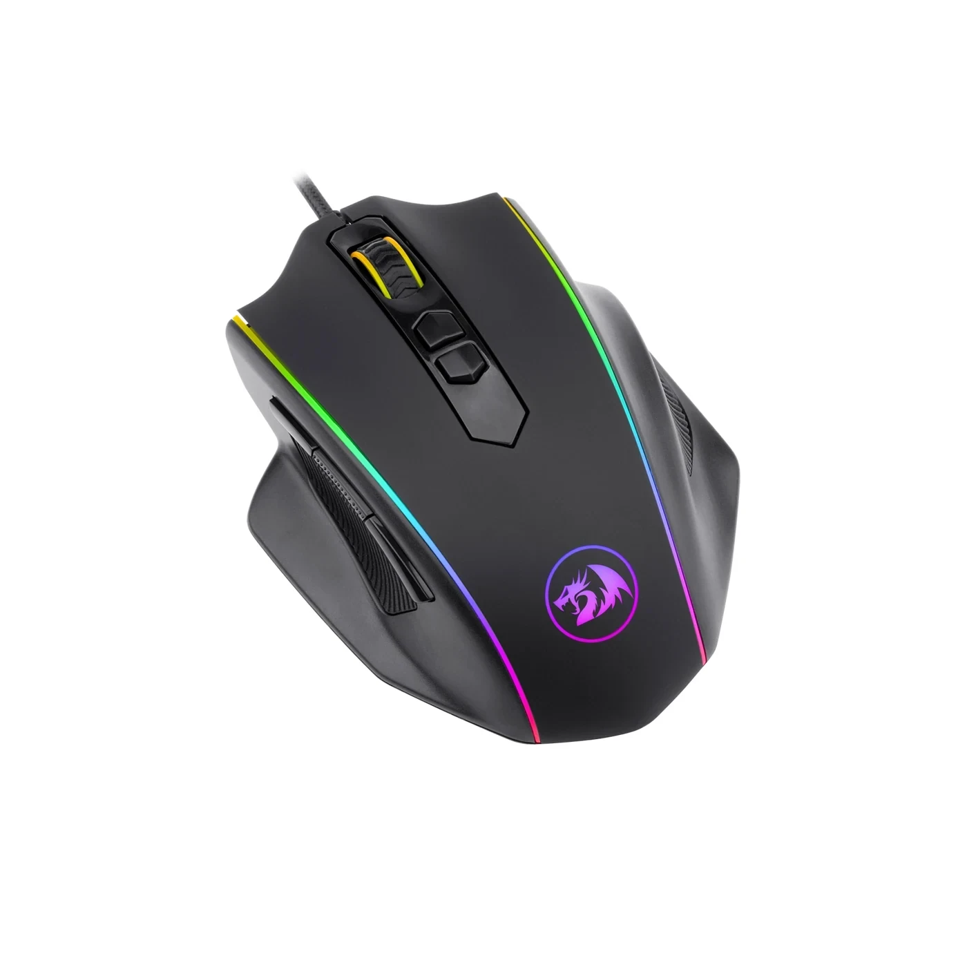 Mouse Gamer Vampire RGB Preto