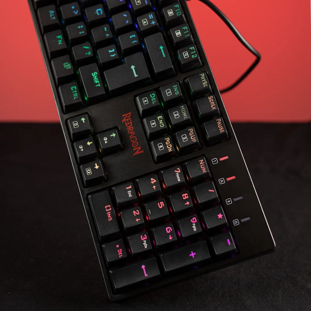 Teclado Óptico Gamer Surara PRO RGB Pto Switch Azul ABNT2
