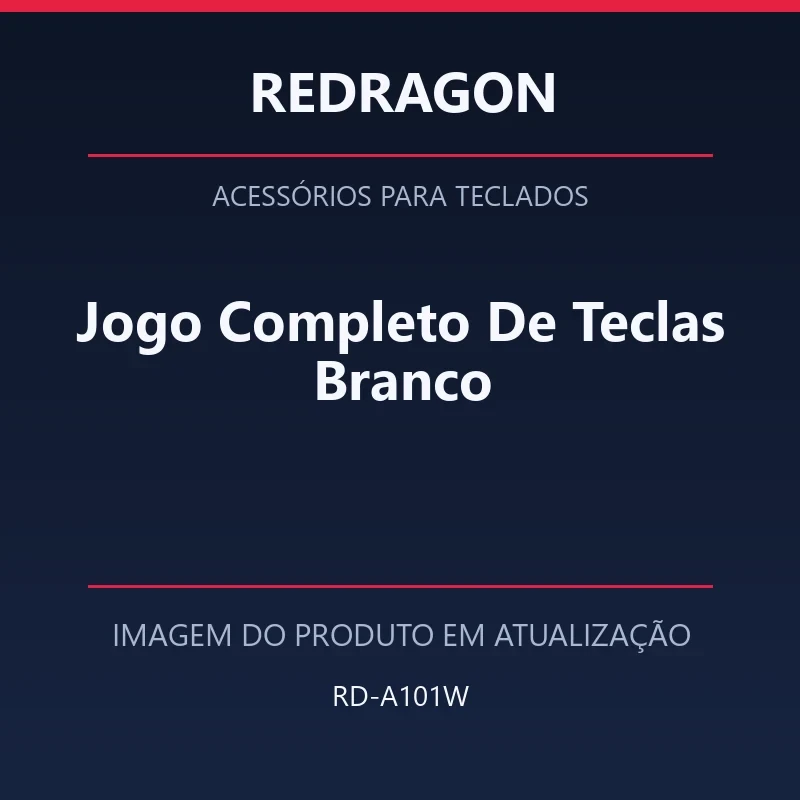 Jogo Completo De Teclas Branco