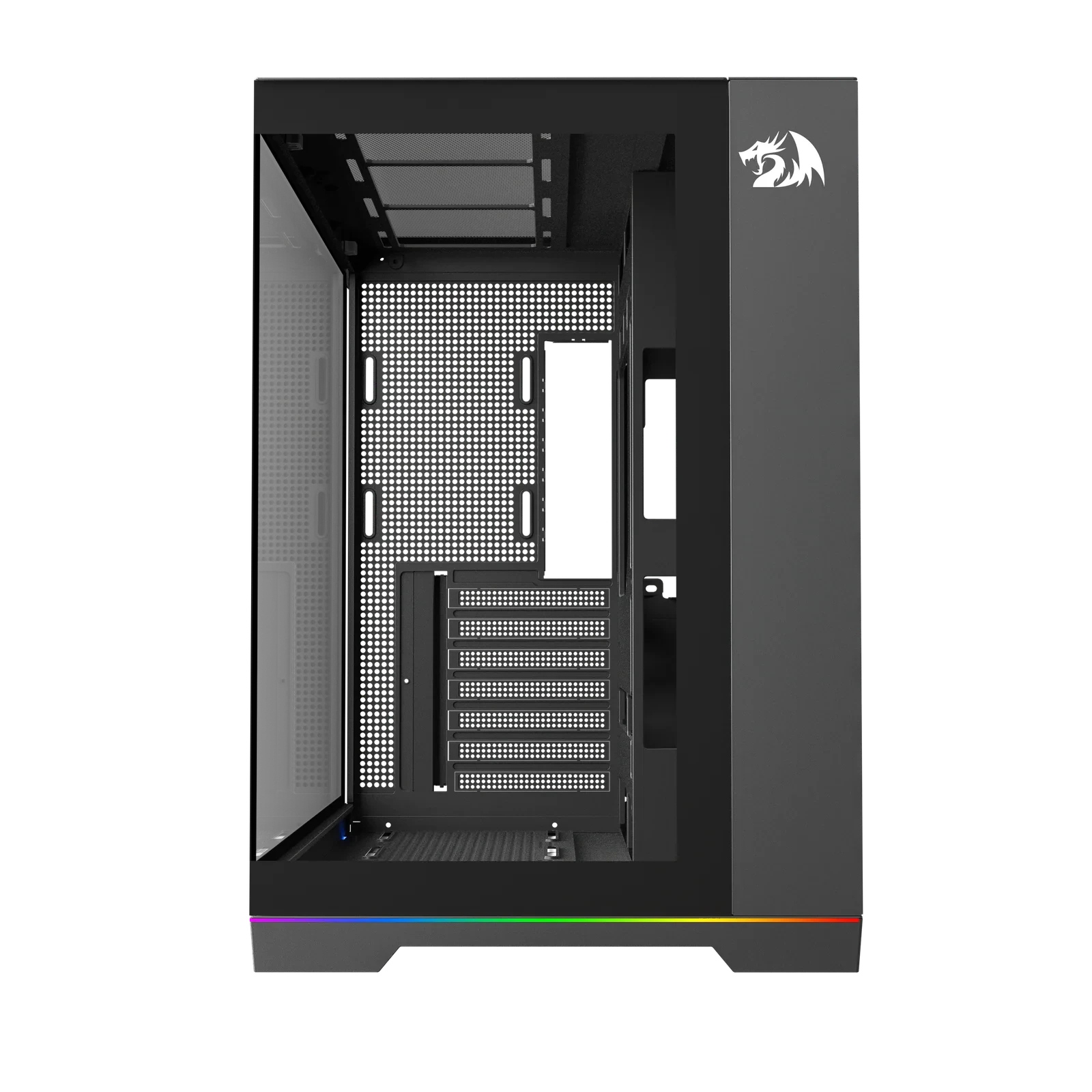 Gabinete Gamer Redragon Scalpel ARGB S/fan Preto GC-628