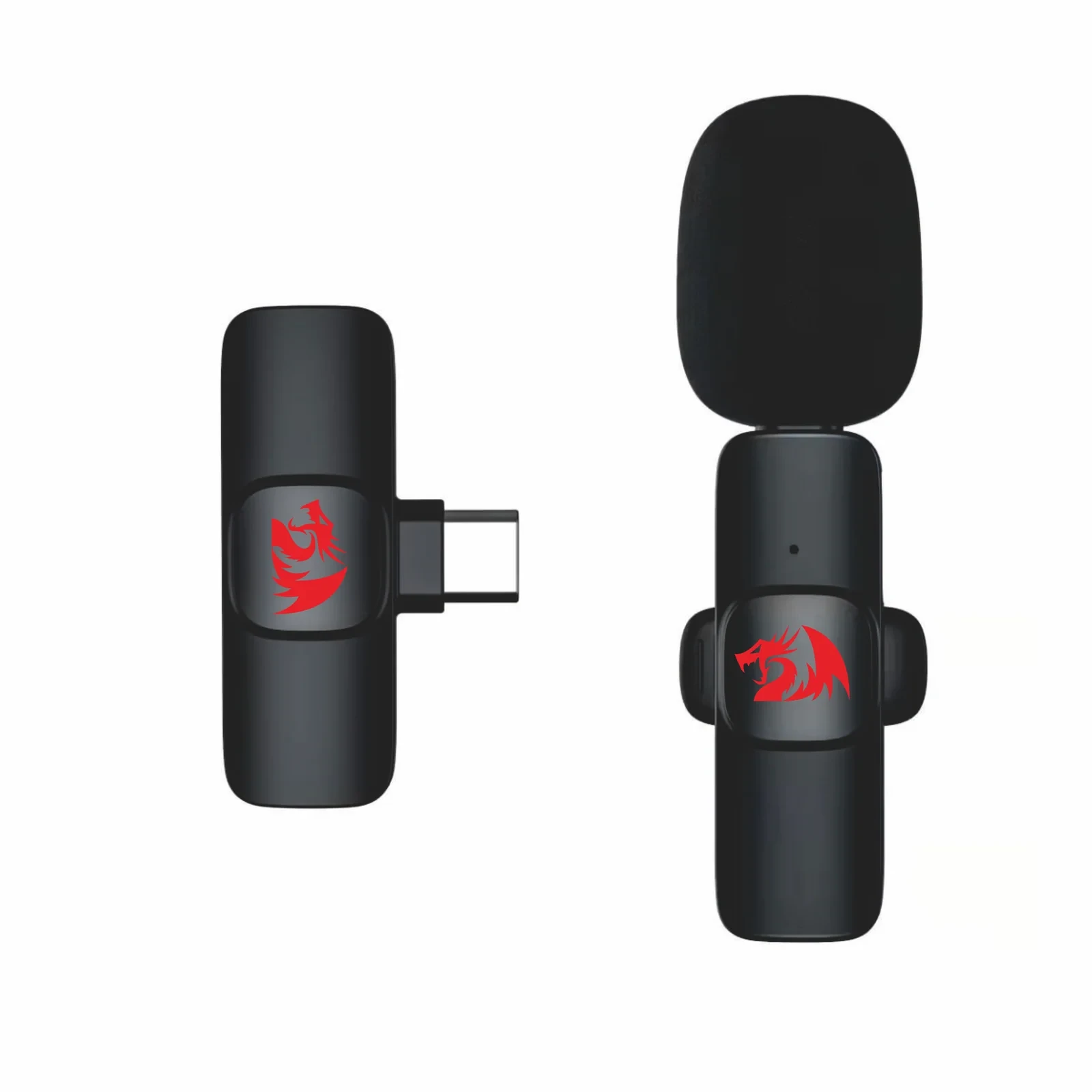 Microfone De Lapela Sem Fio Redragon Athan Preto GM93