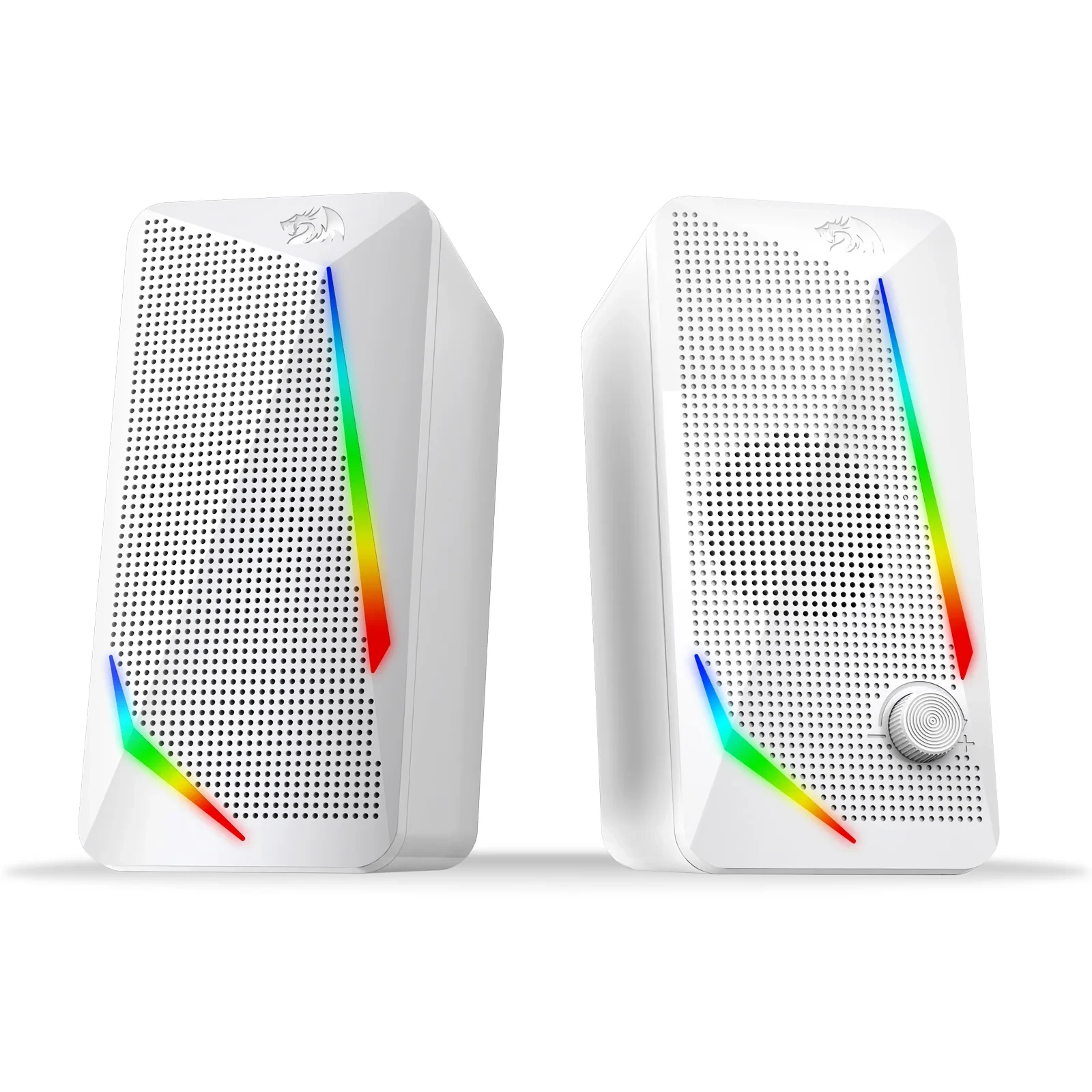 Caixa De Som Gamer Waltz RGB Branco GS510W