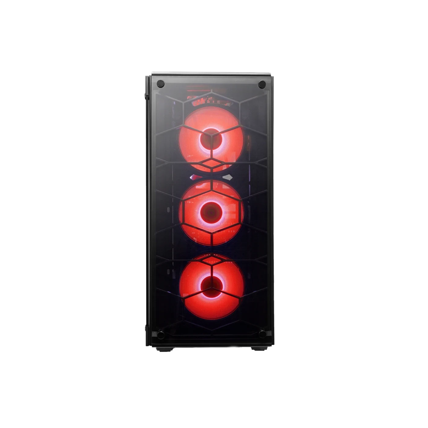 Gabinete Wheeljack Preto C/ 4 Fans Red